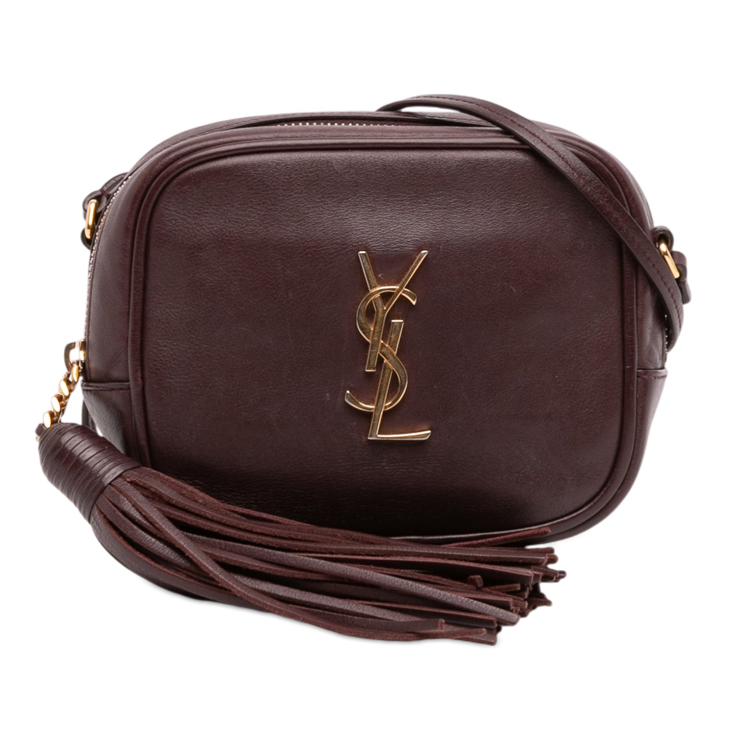 Saint Laurent Calfskin Monogram Blogger Bag