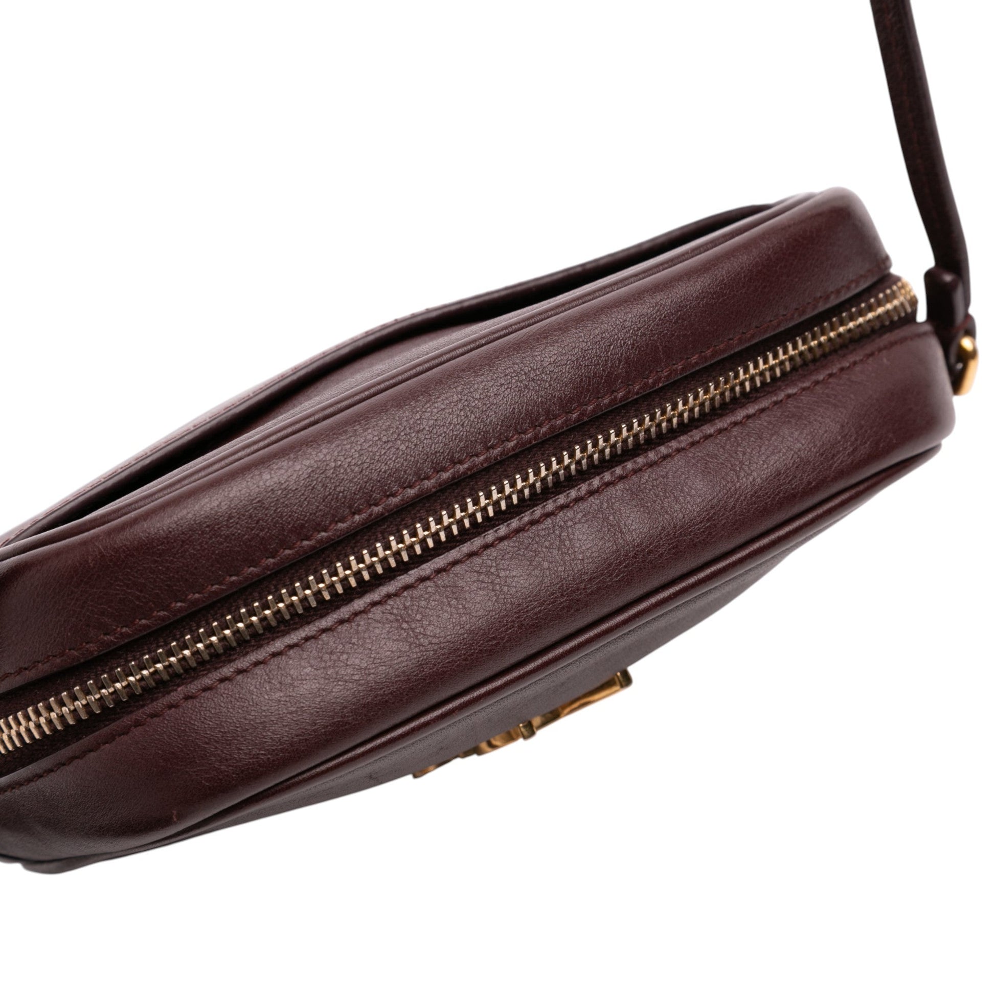 Saint Laurent Calfskin Monogram Blogger Bag