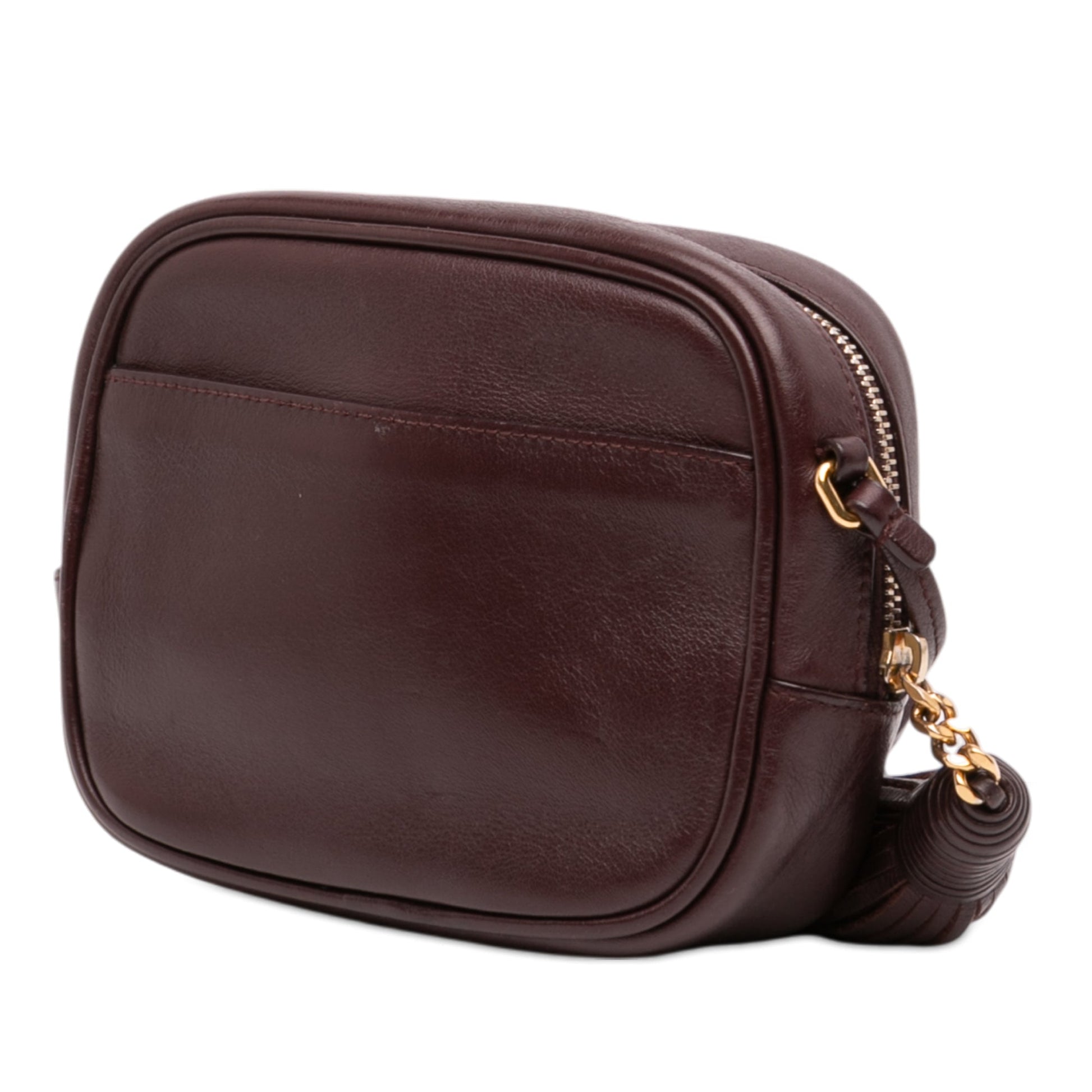 Saint Laurent Calfskin Monogram Blogger Bag