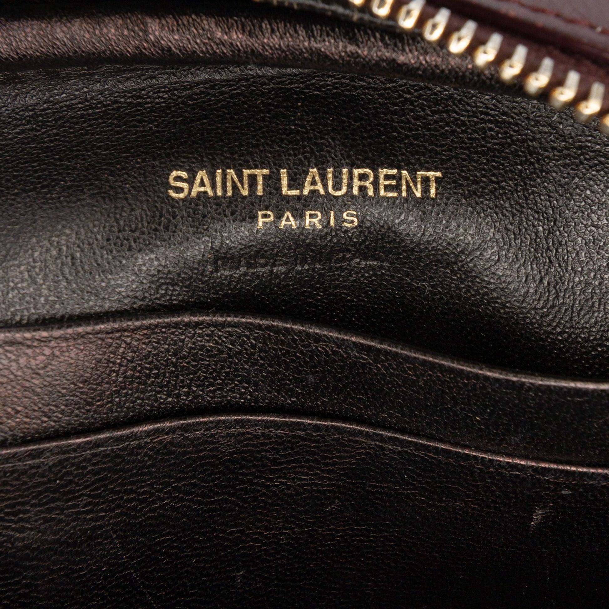 Saint Laurent Calfskin Monogram Blogger Bag