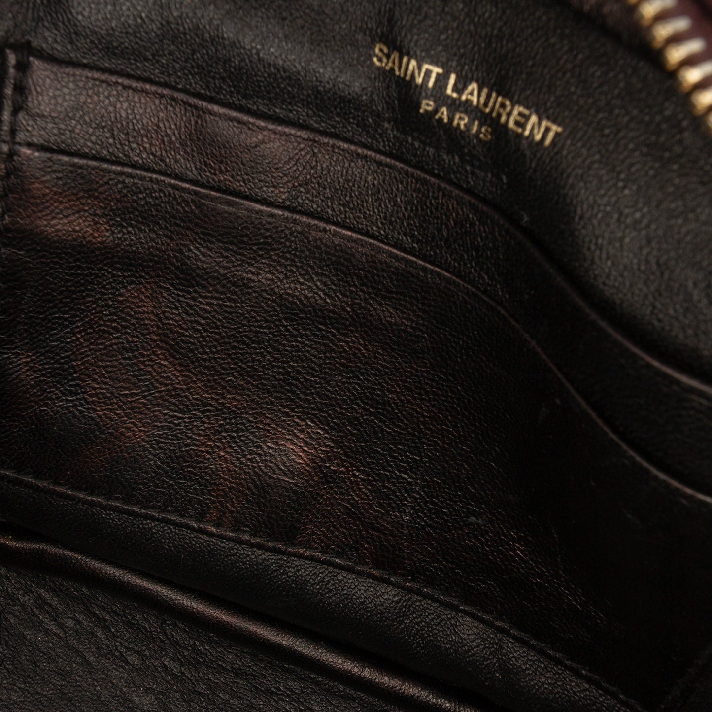 Saint Laurent Calfskin Monogram Blogger Bag