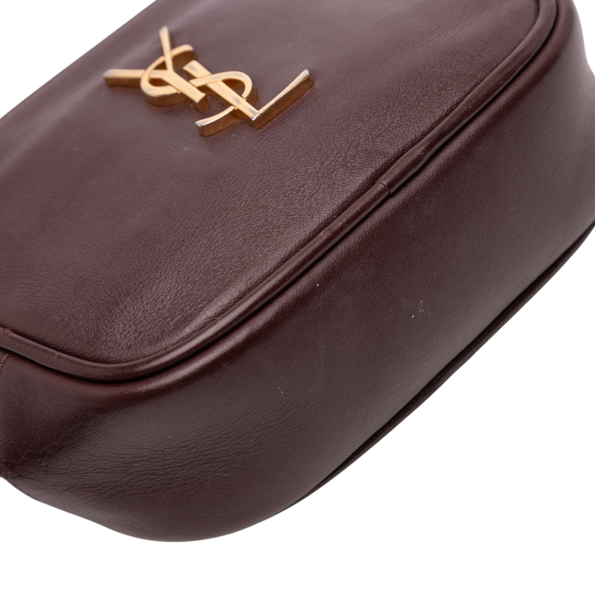 Saint Laurent Calfskin Monogram Blogger Bag