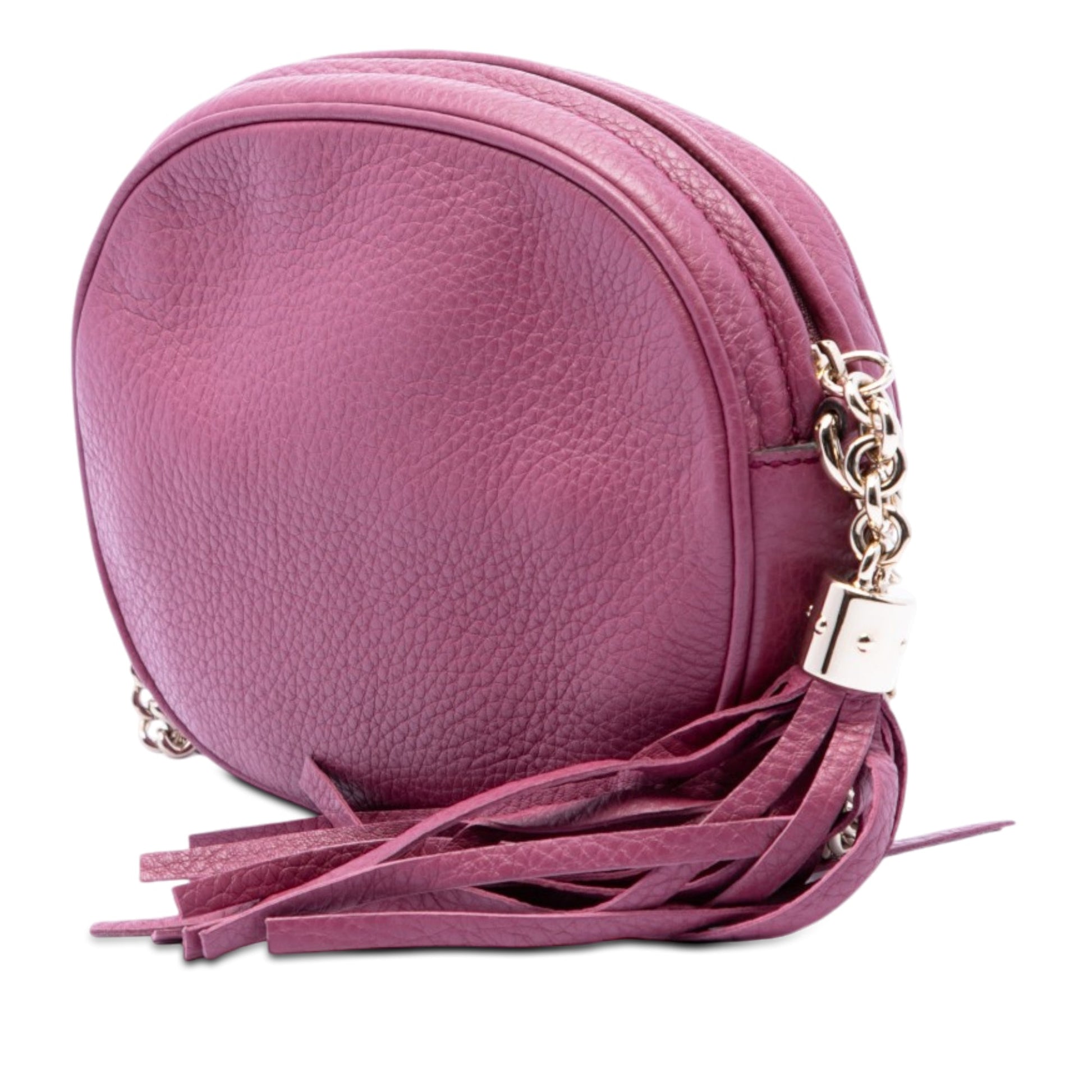 Gucci Mini Pebbled Calfskin Soho Chain Crossbody