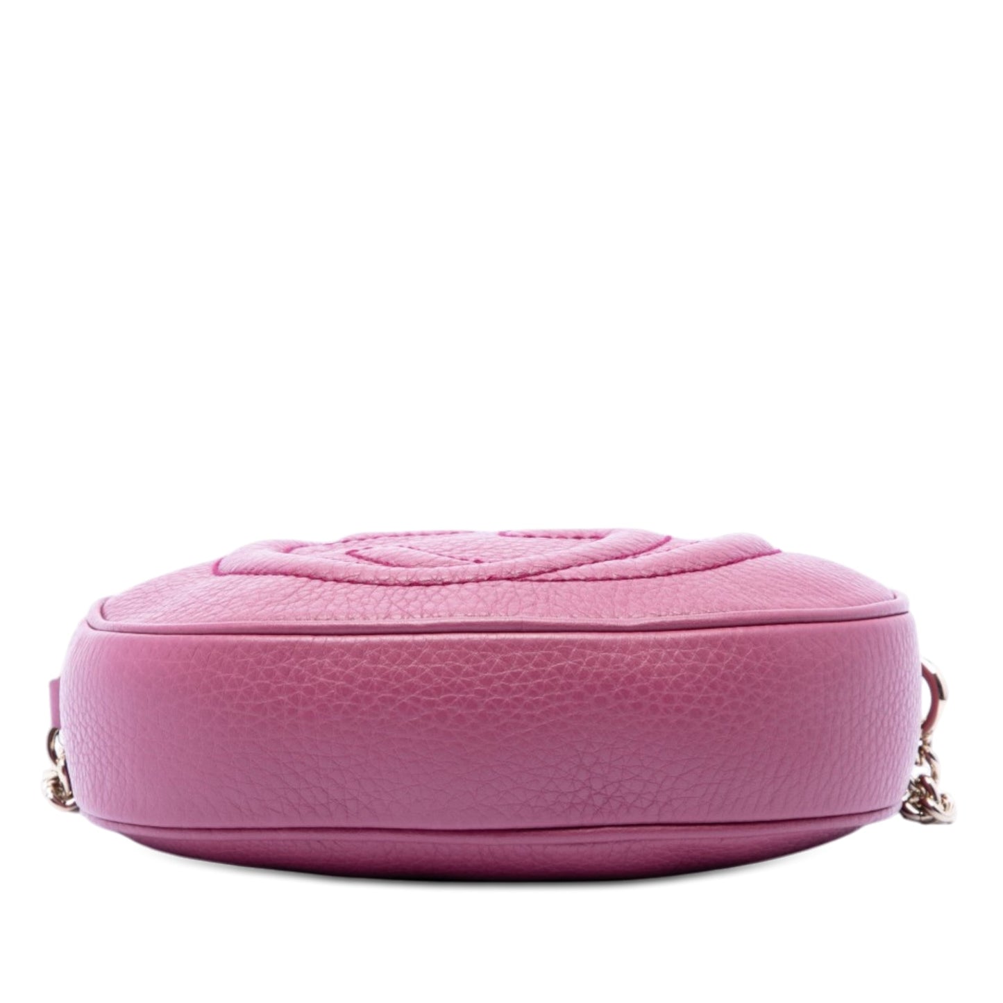 Gucci Mini Pebbled Calfskin Soho Chain Crossbody
