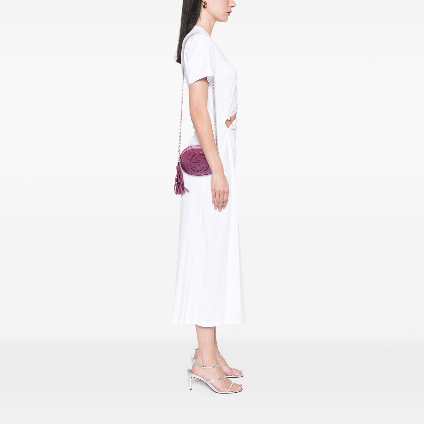 Gucci Mini Pebbled Calfskin Soho Chain Crossbody