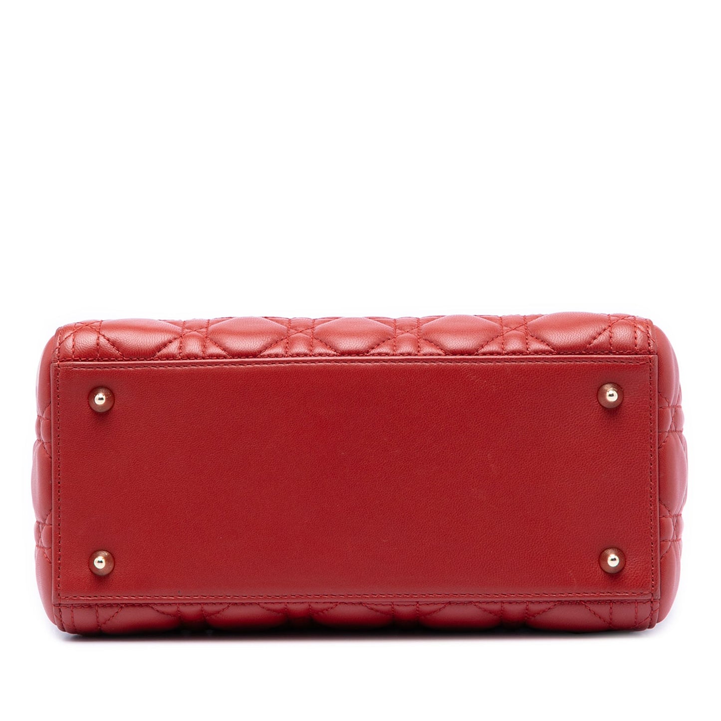 Dior Medium Lambskin Cannage Lady Dior