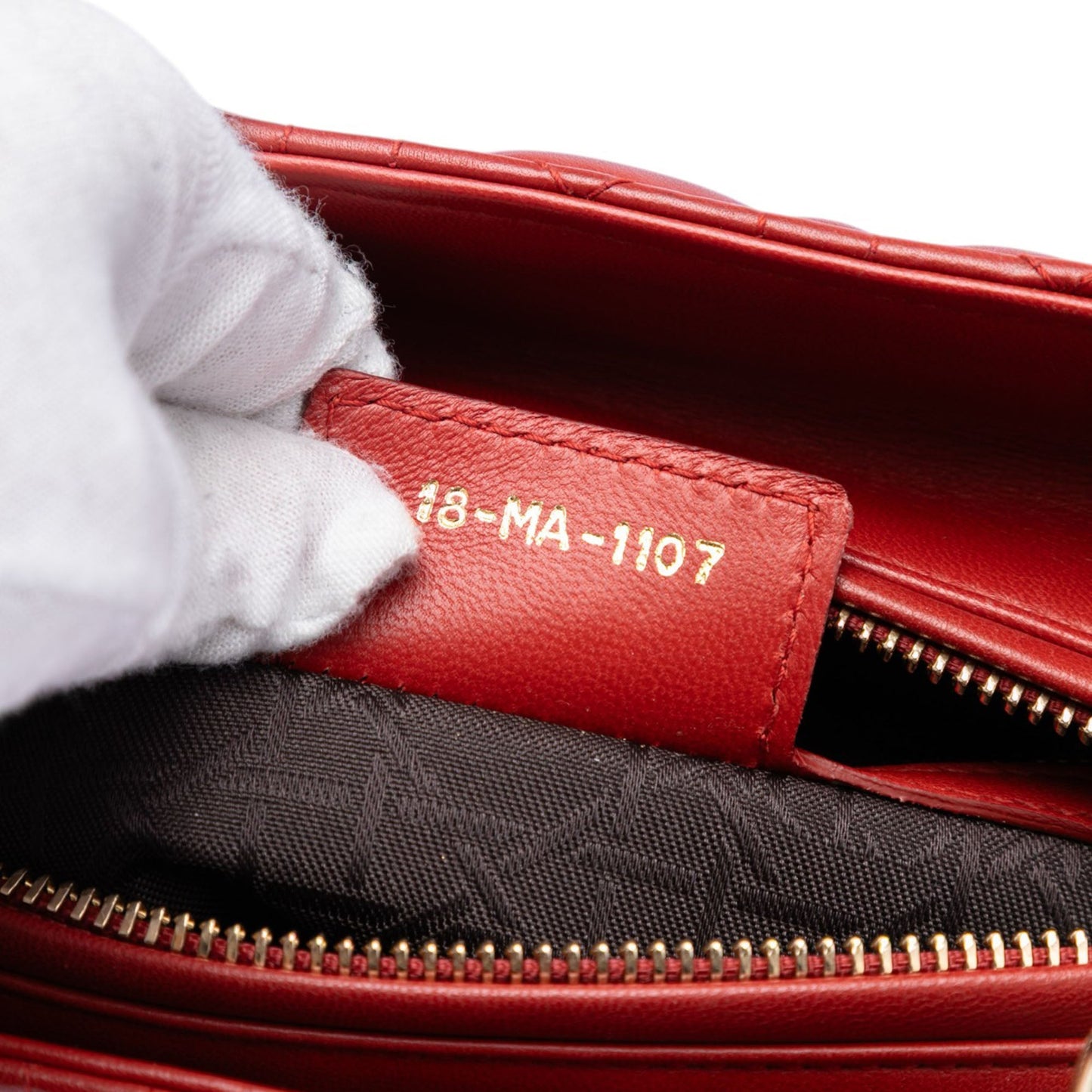Dior Medium Lambskin Cannage Lady Dior