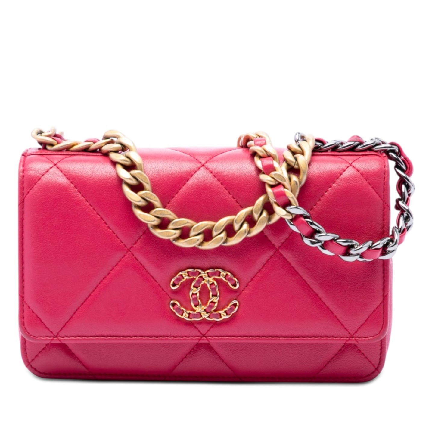 Chanel Quilted Lambskin 19 Wallet on Chain