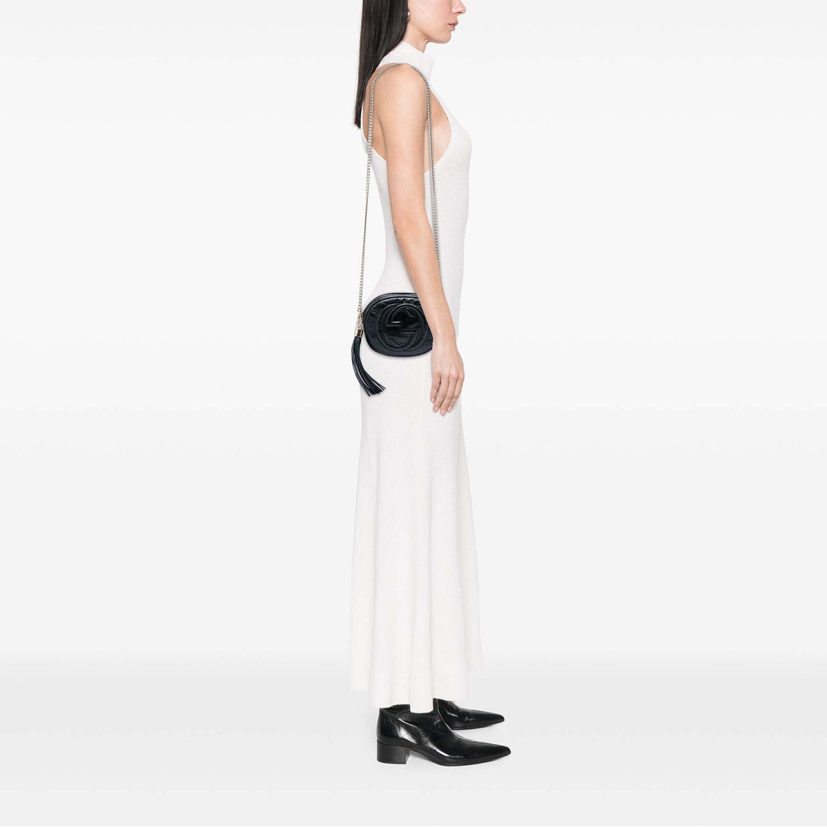 Gucci Mini Patent Soho Chain Crossbody