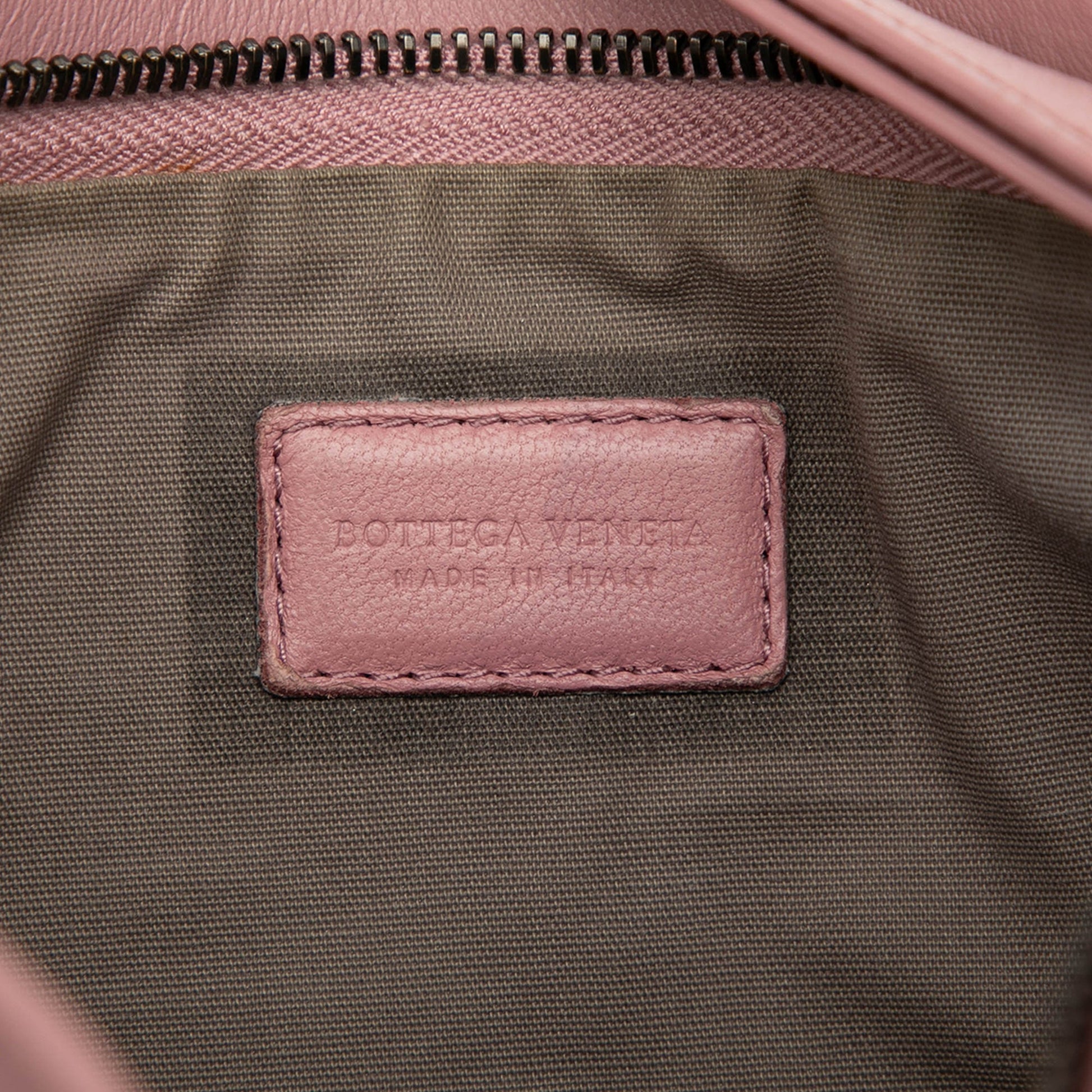 Bottega Veneta Bicolor Nappa Intrecciato Wristlet Clutch
