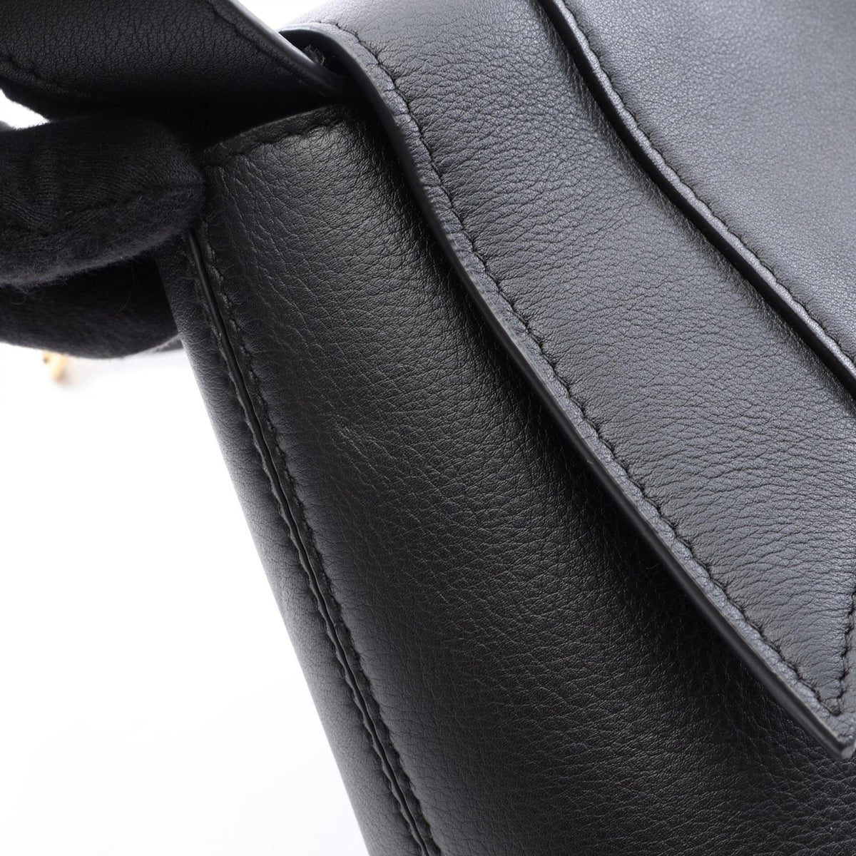 Balenciaga Small Downtown Chain Shoulder Bag — Black