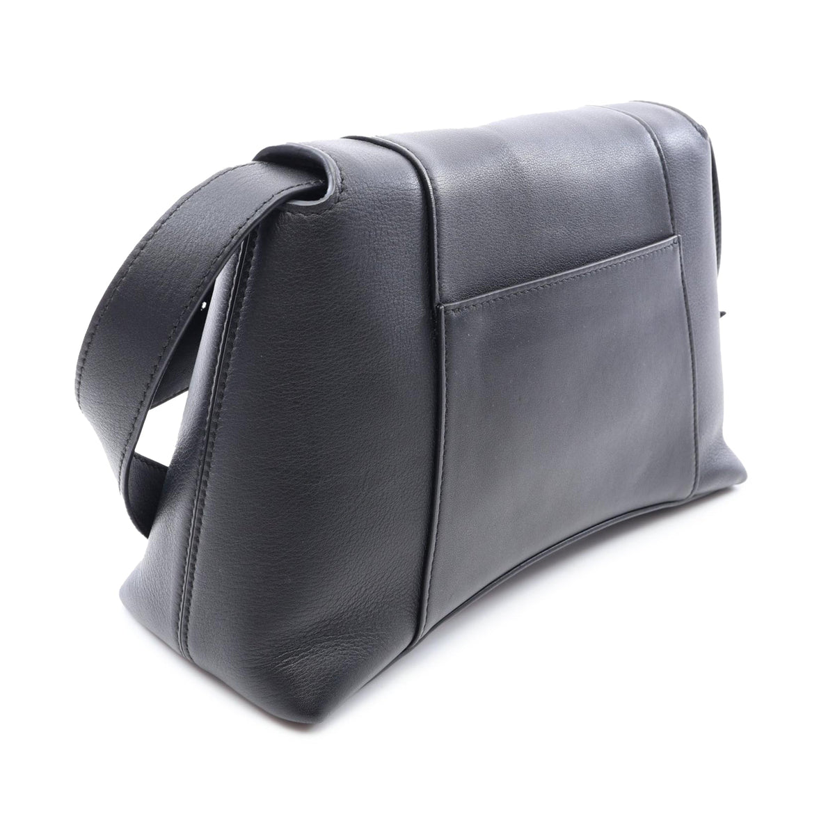 Balenciaga Small Downtown Chain Shoulder Bag — Black