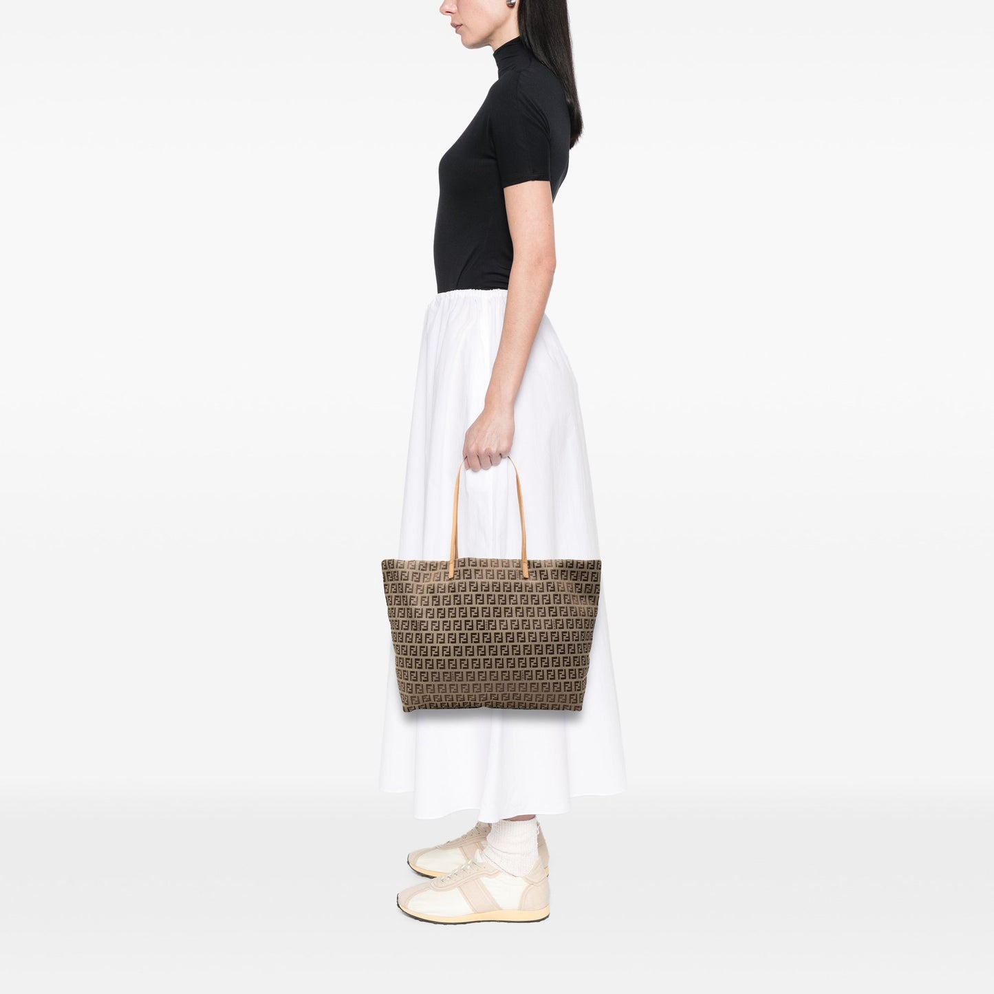 Fendi Zucchino Canvas Tote