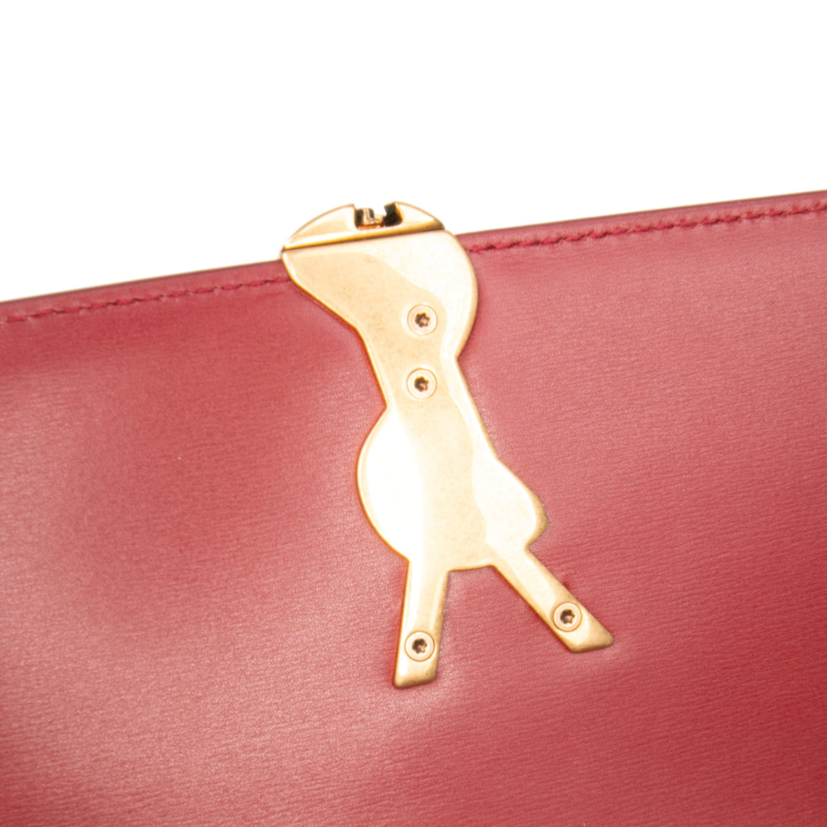 Saint Laurent Medium Calfskin Solferino Satchel In Box