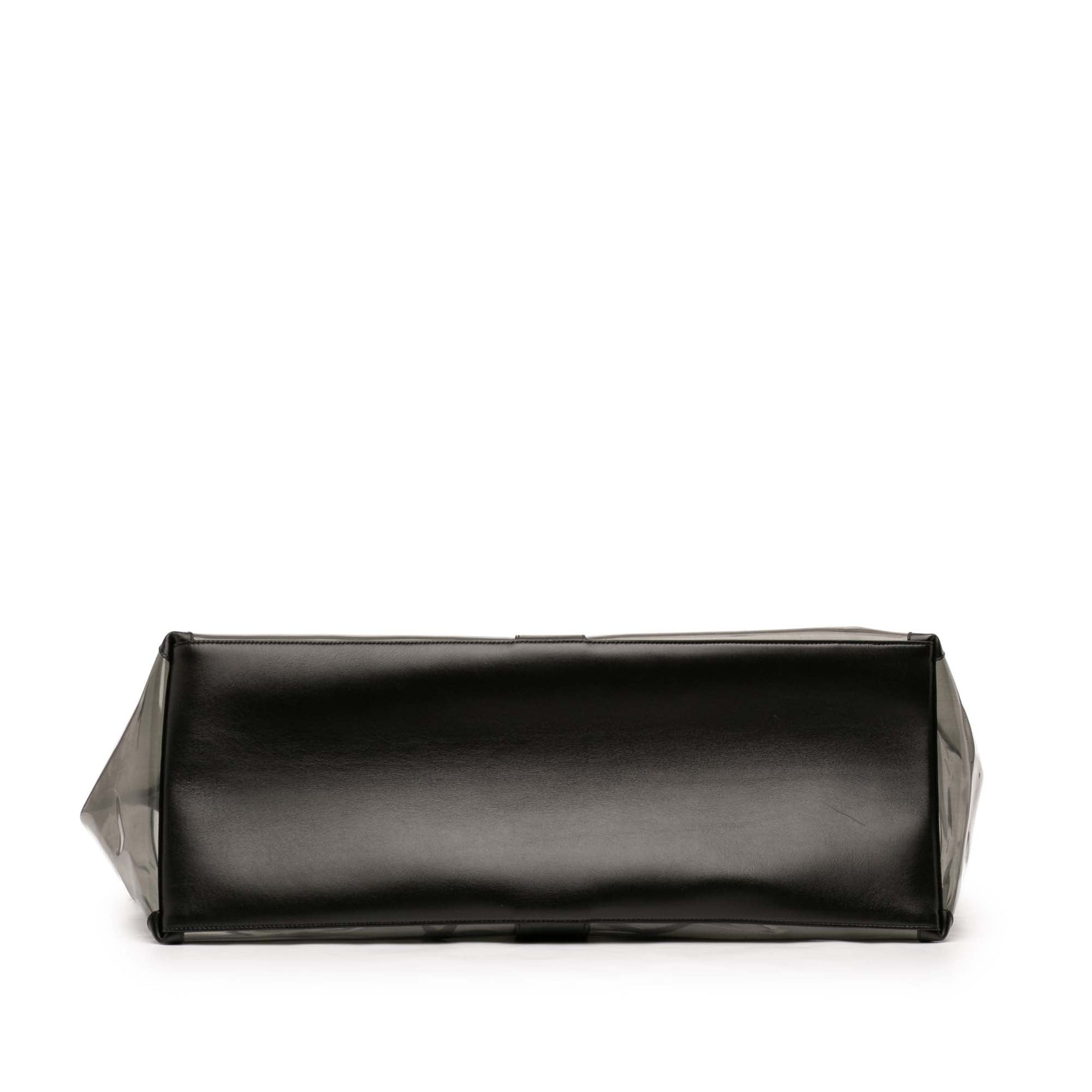 Saint Laurent Maxi PVC Transparent Y Tote