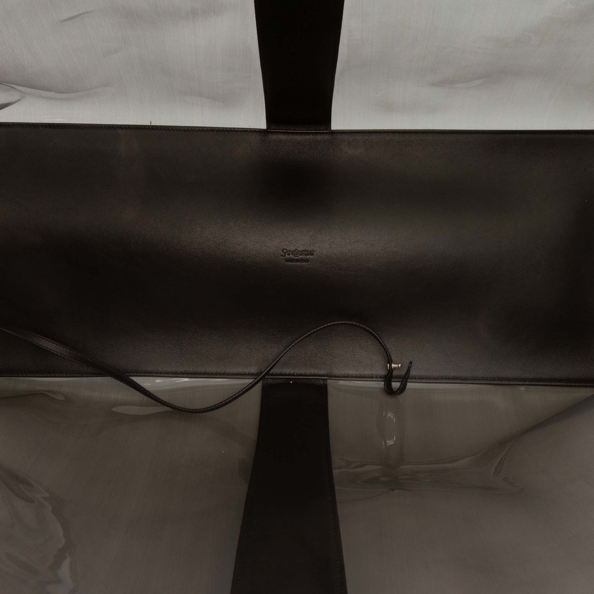 Saint Laurent Maxi PVC Transparent Y Tote