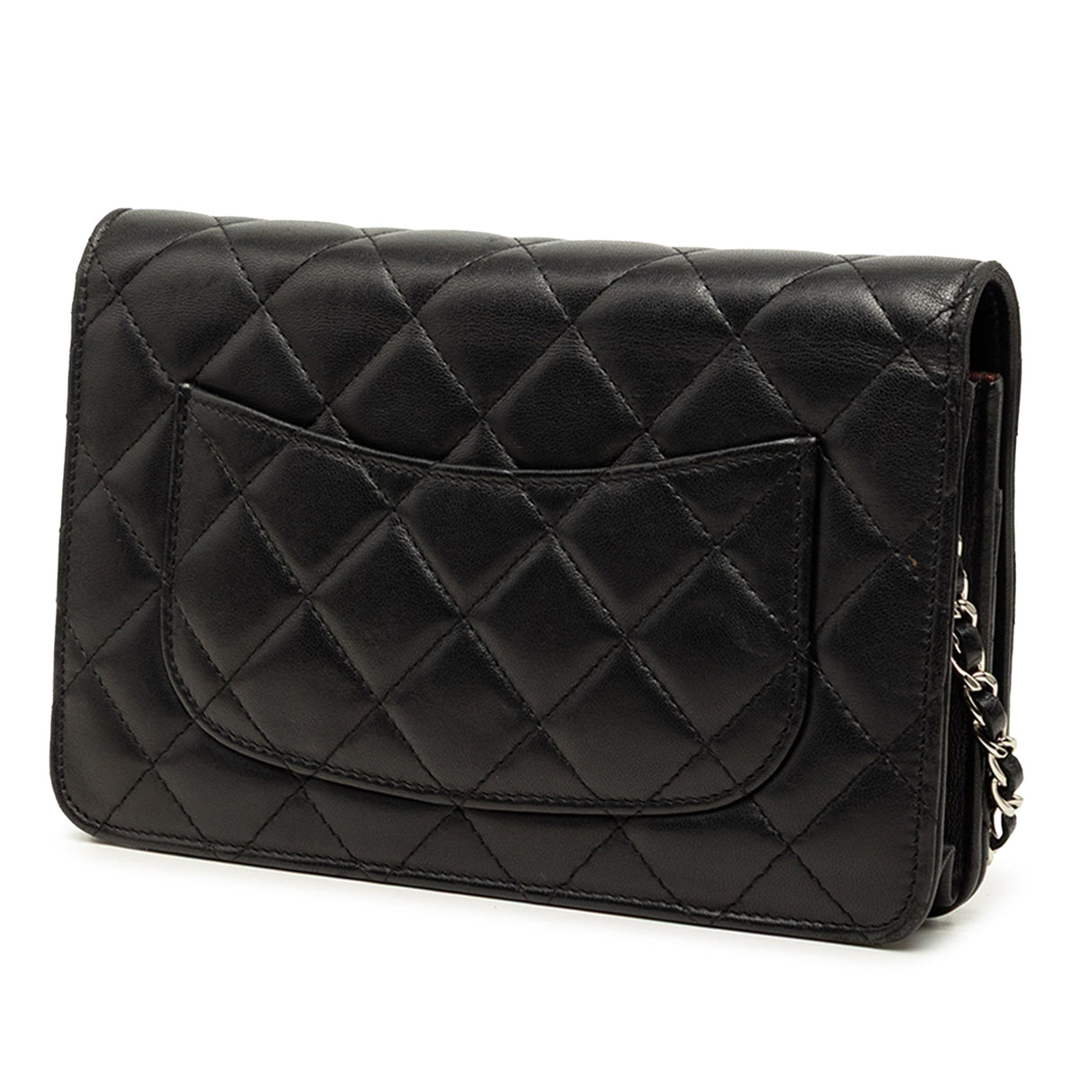 Chanel CC Quilted Lambskin Wallet On Chain