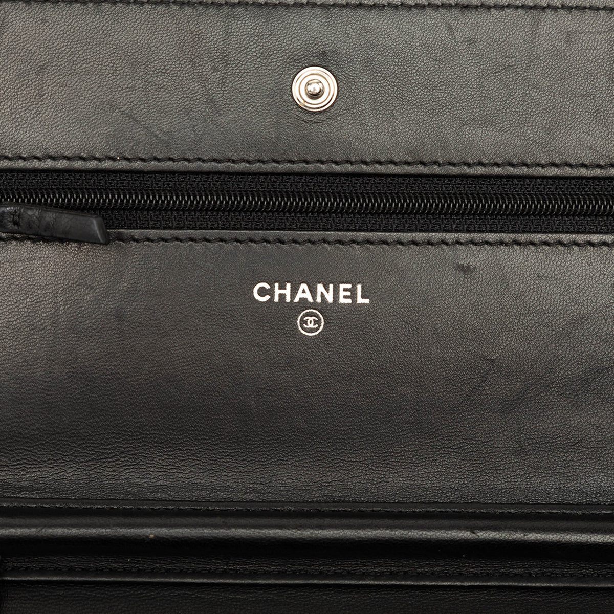 Chanel CC Quilted Lambskin Wallet On Chain