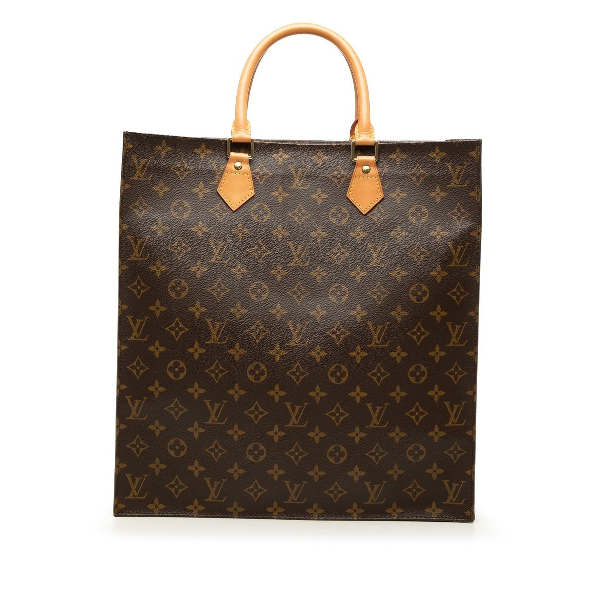Louis Vuitton Monogram Sac Plat — Brown