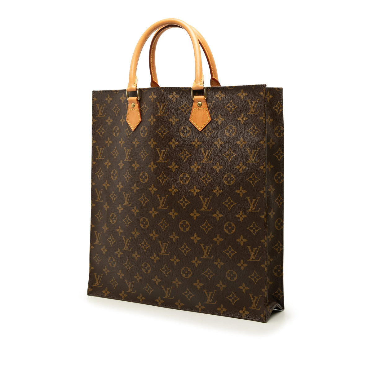 Louis Vuitton Monogram Sac Plat — Brown