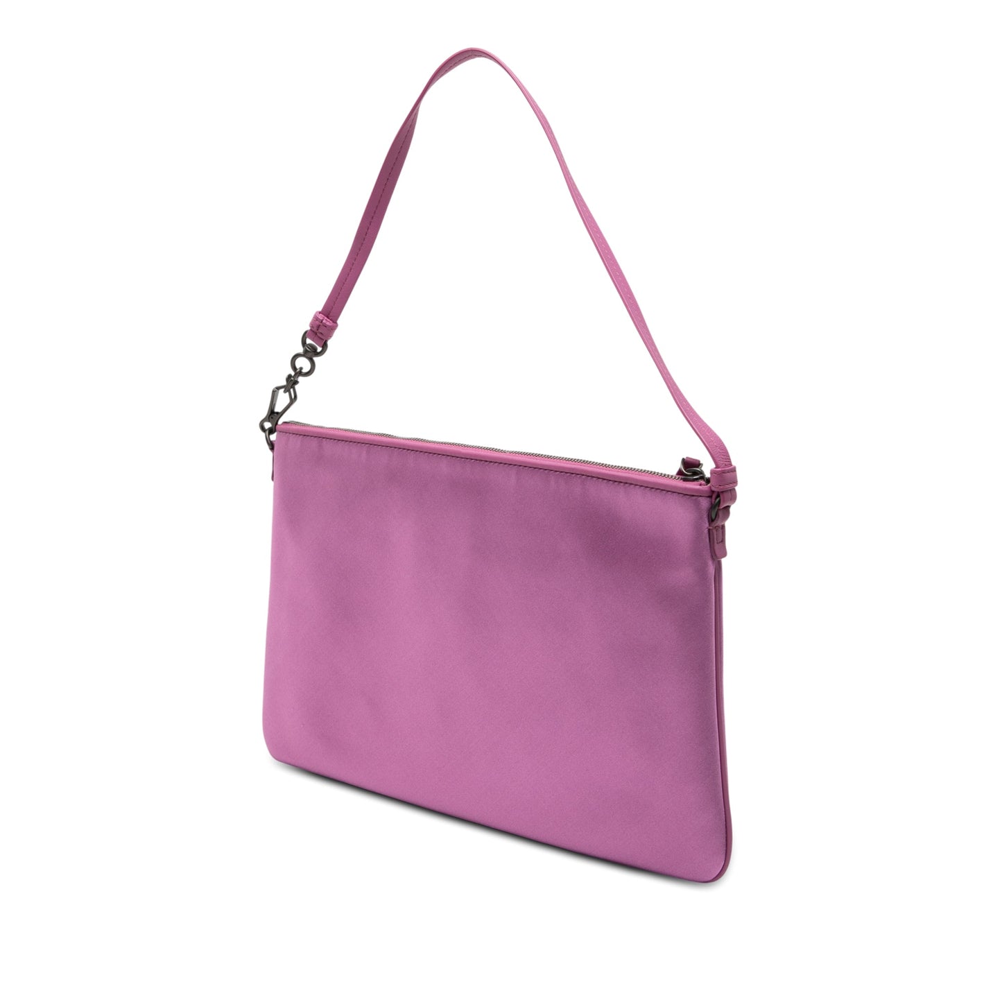 Bottega Veneta Satin Embroidered Butterflies Shoulder Bag