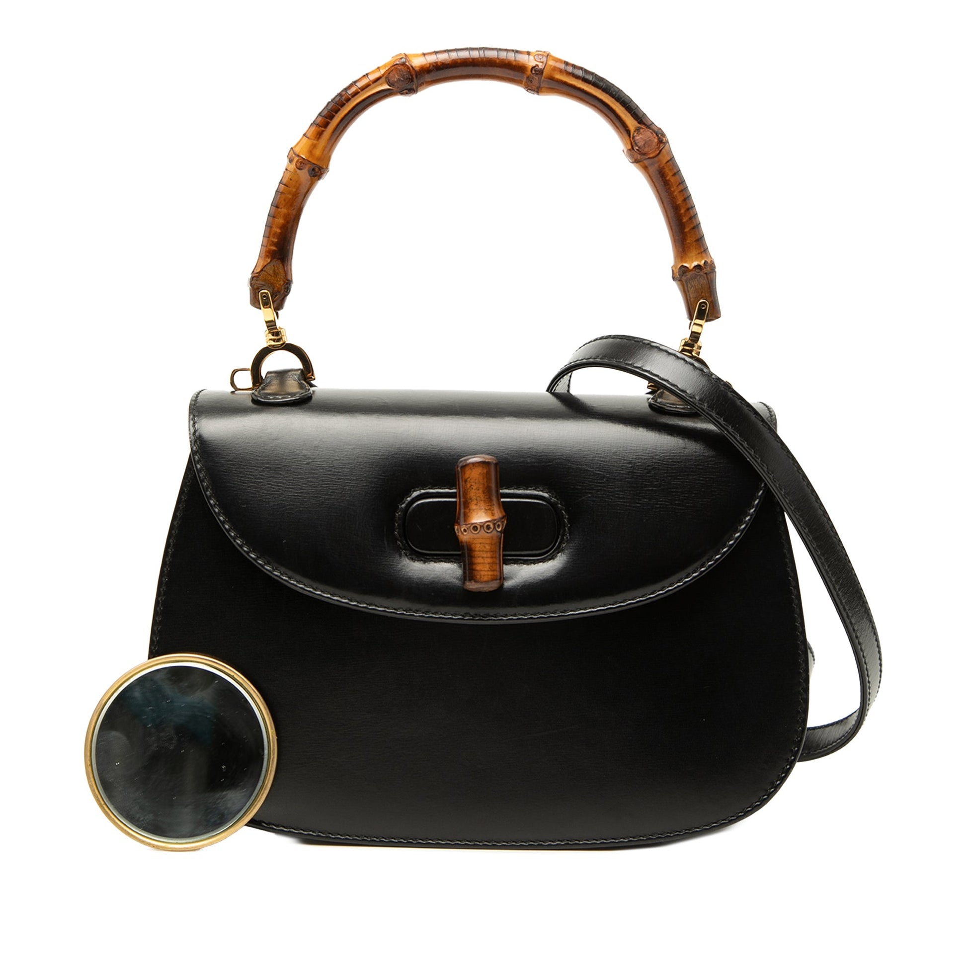 Gucci Small Calfskin Bamboo Night