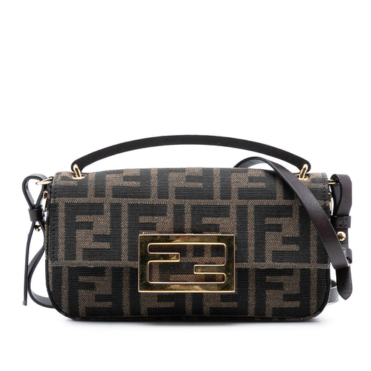 Fendi Zucca Canvas FF 1974 Phone Baguette