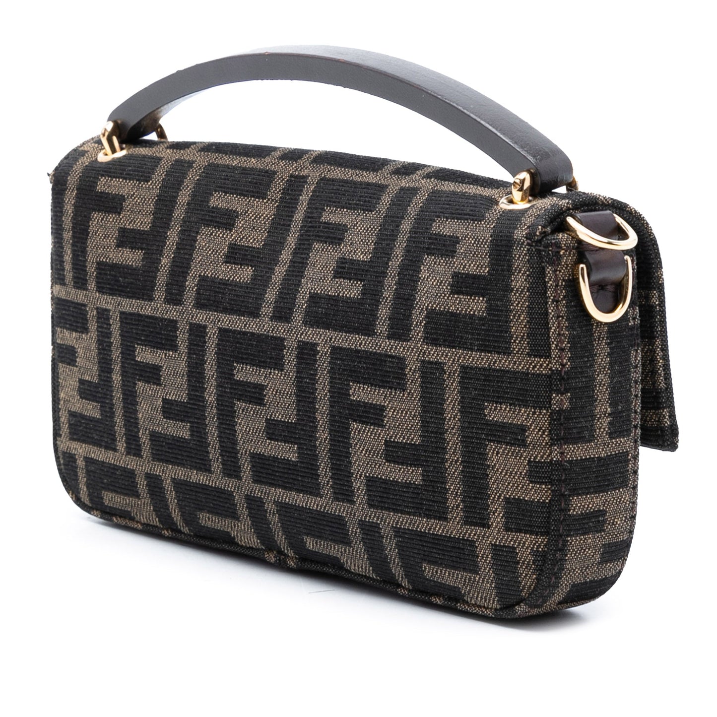 Fendi Zucca Canvas FF 1974 Phone Baguette