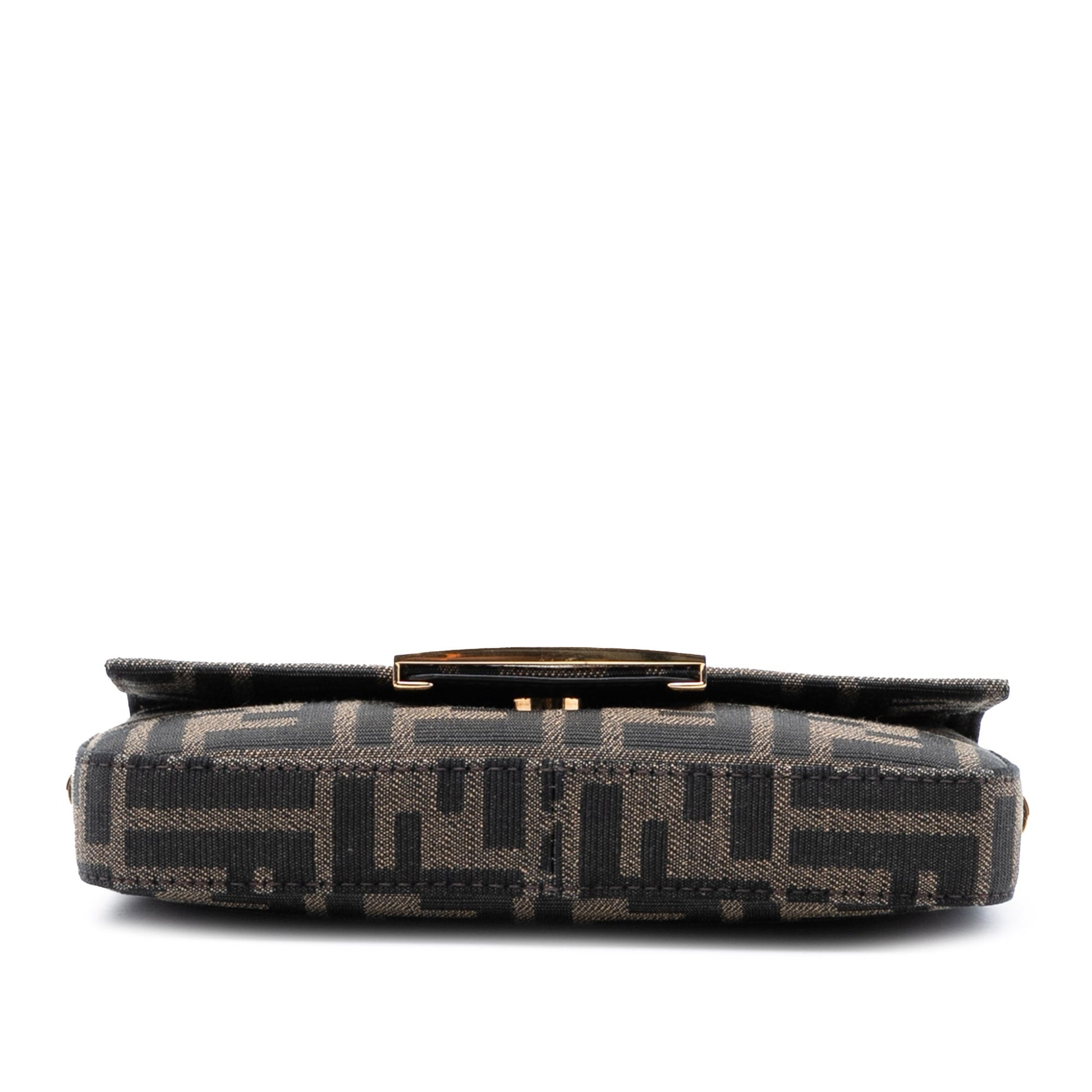 Fendi Zucca Canvas FF 1974 Phone Baguette