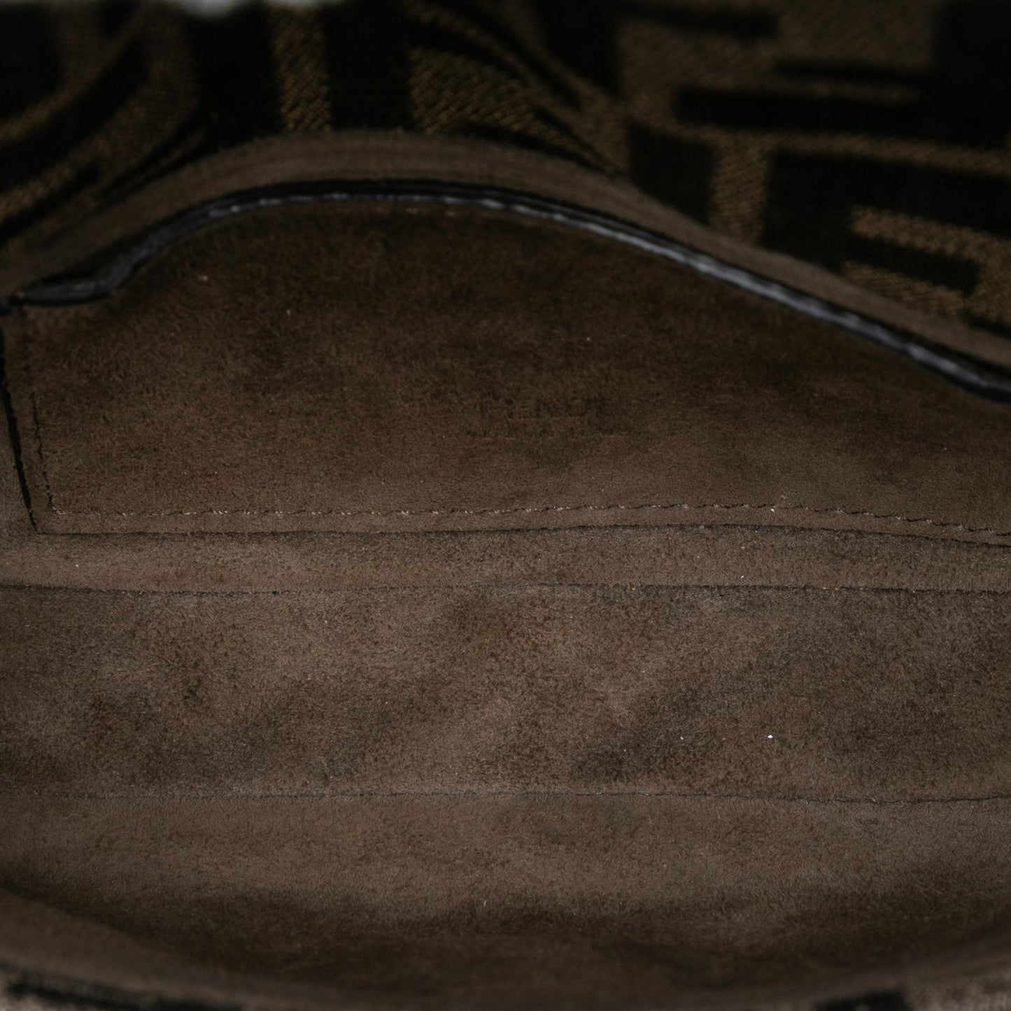 Fendi Zucca Canvas FF 1974 Phone Baguette