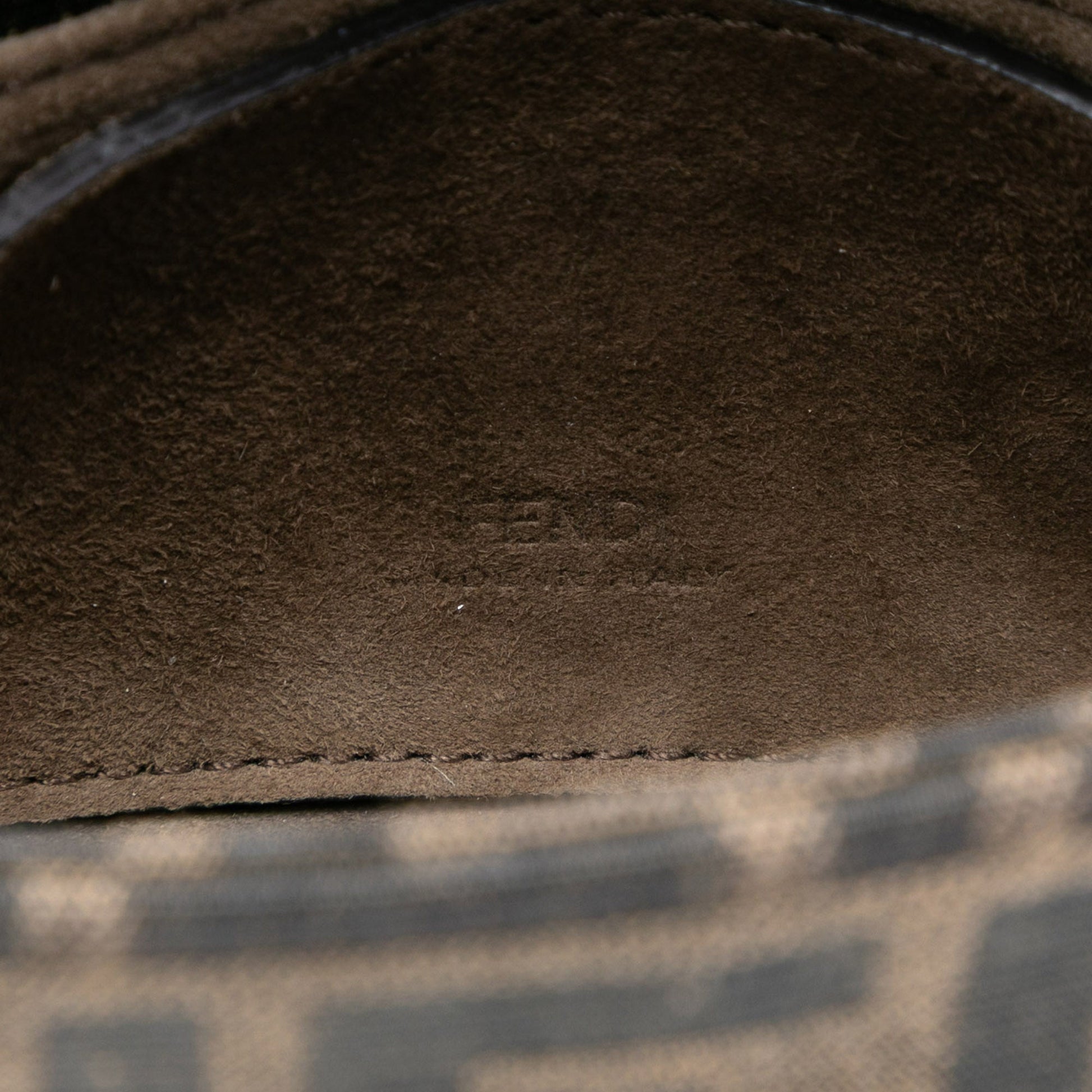 Fendi Zucca Canvas FF 1974 Phone Baguette