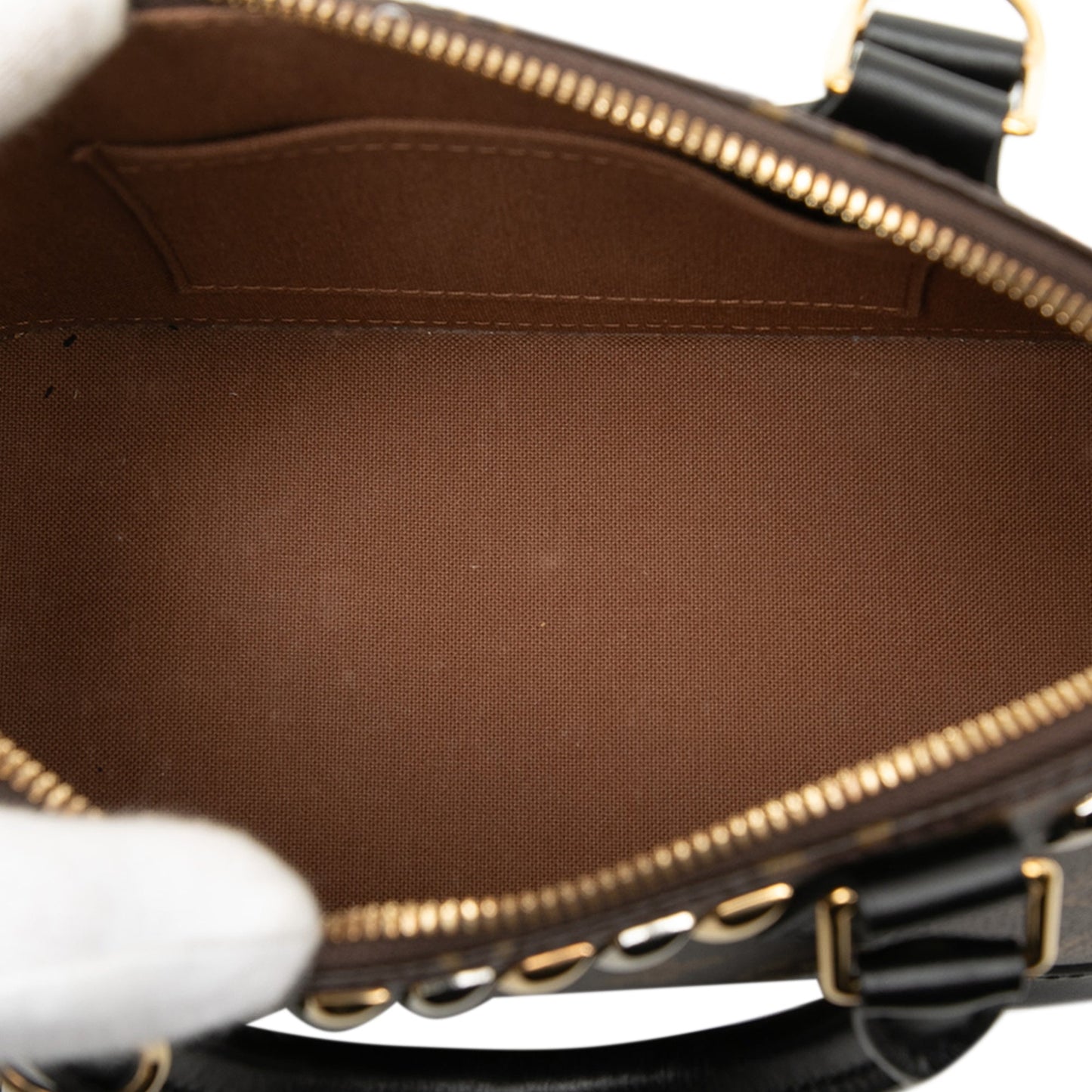Monogram Macassar Studded Alma BB