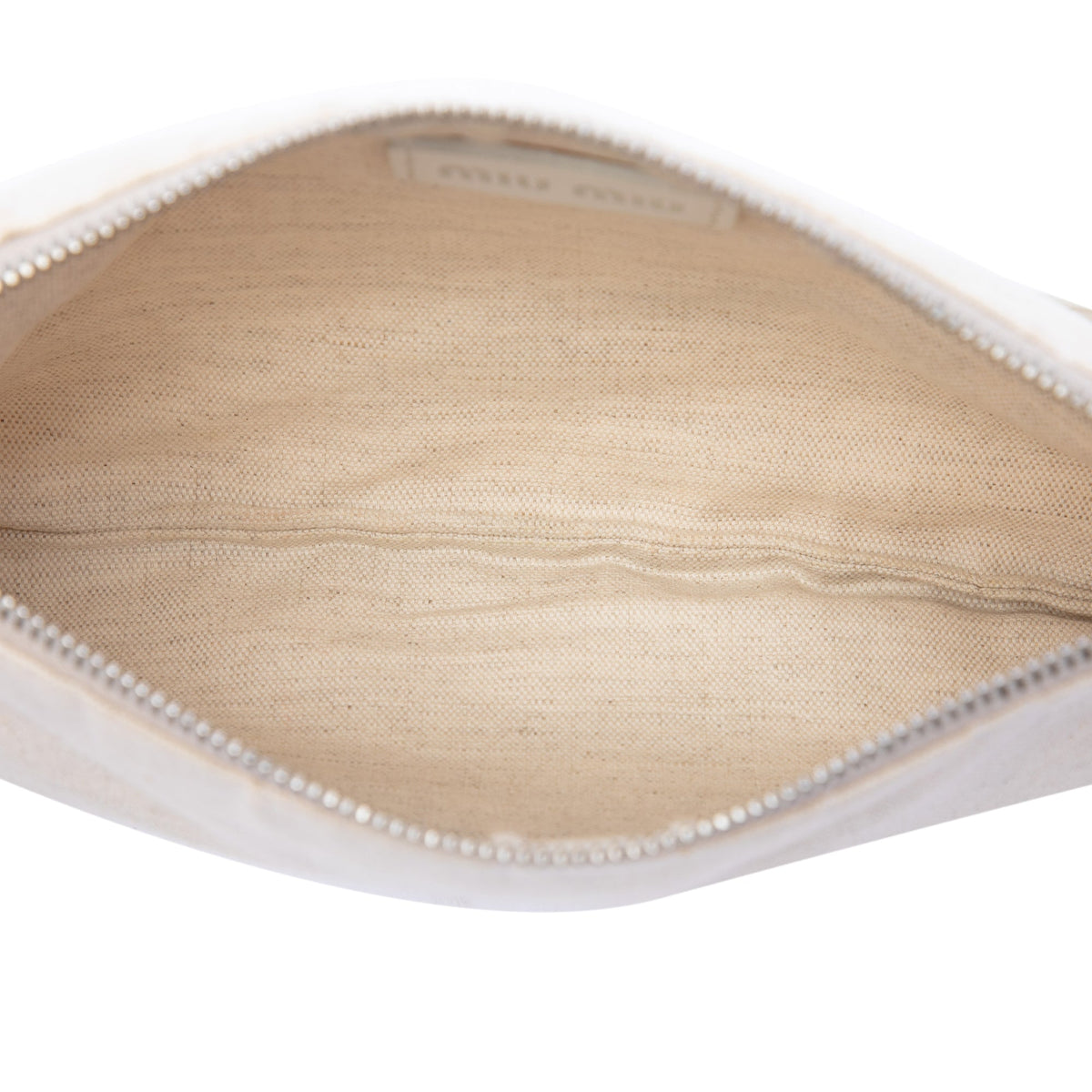 Miu Miu Canvas Logo Pochette