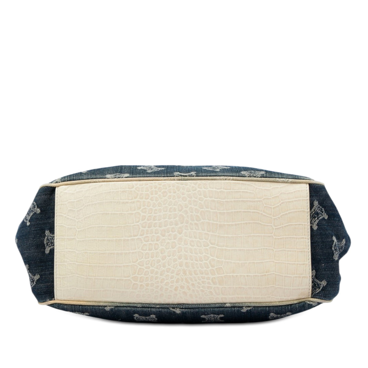 Celine Macadam Denim Ombre Boogie Handbag