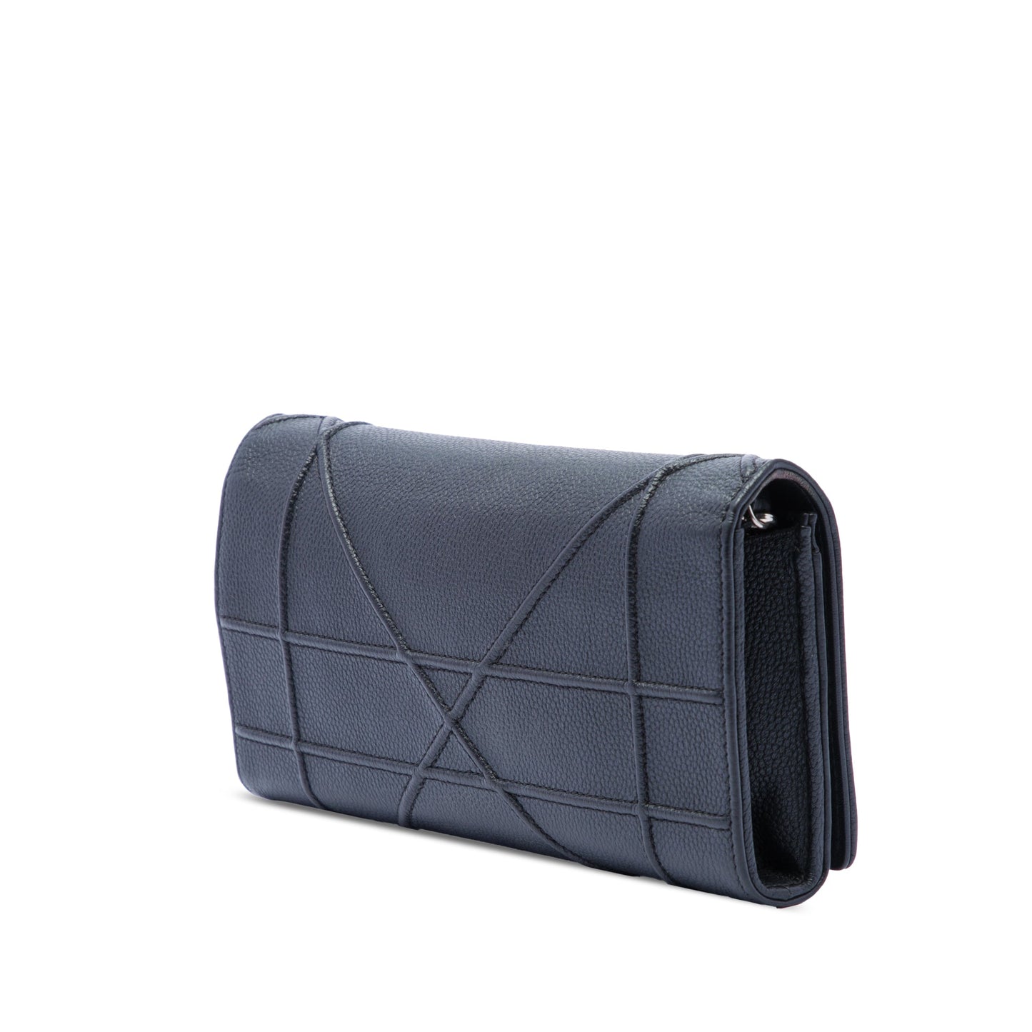 Dior Grained Calfskin Diorama Croisiere Wallet on Chain