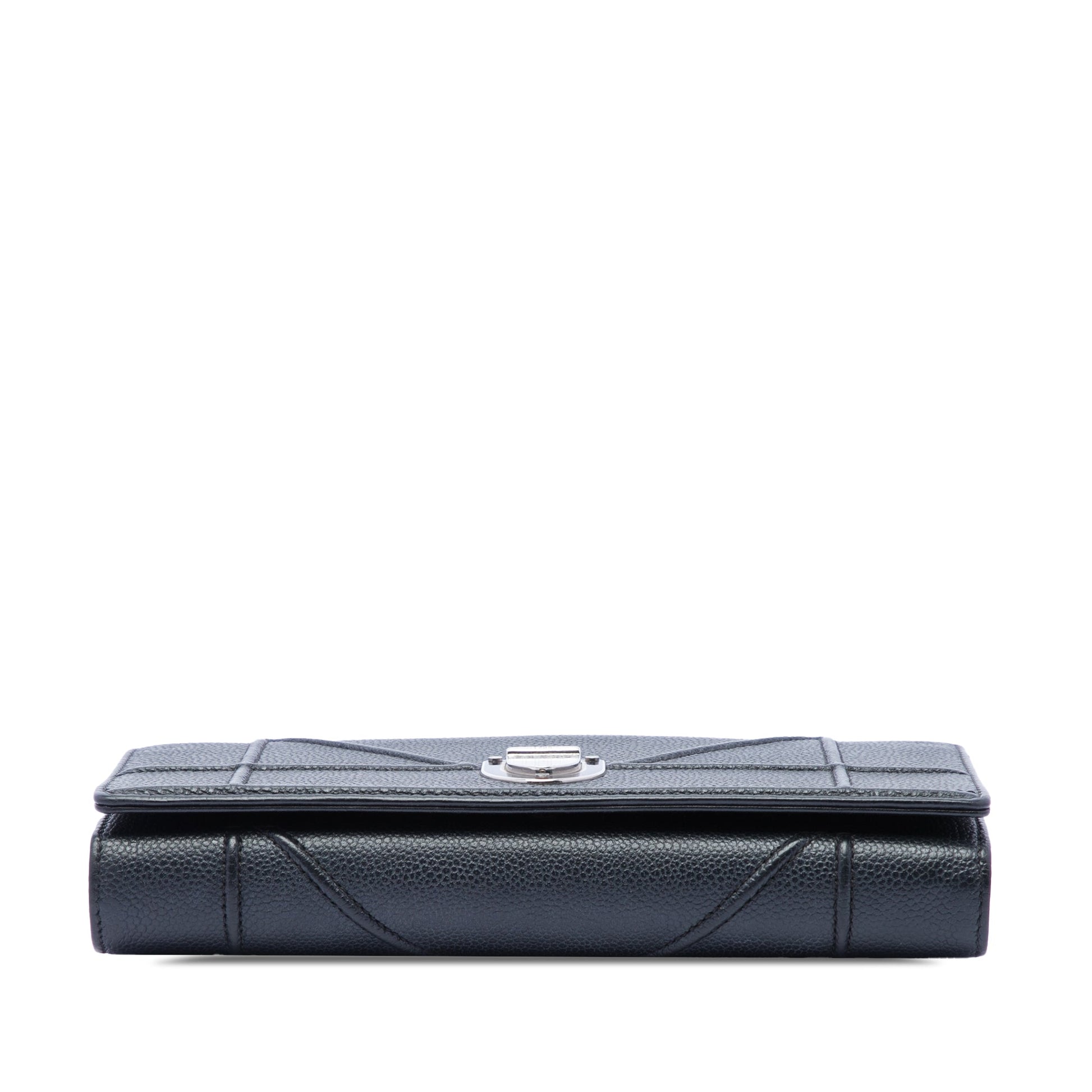 Dior Grained Calfskin Diorama Croisiere Wallet on Chain