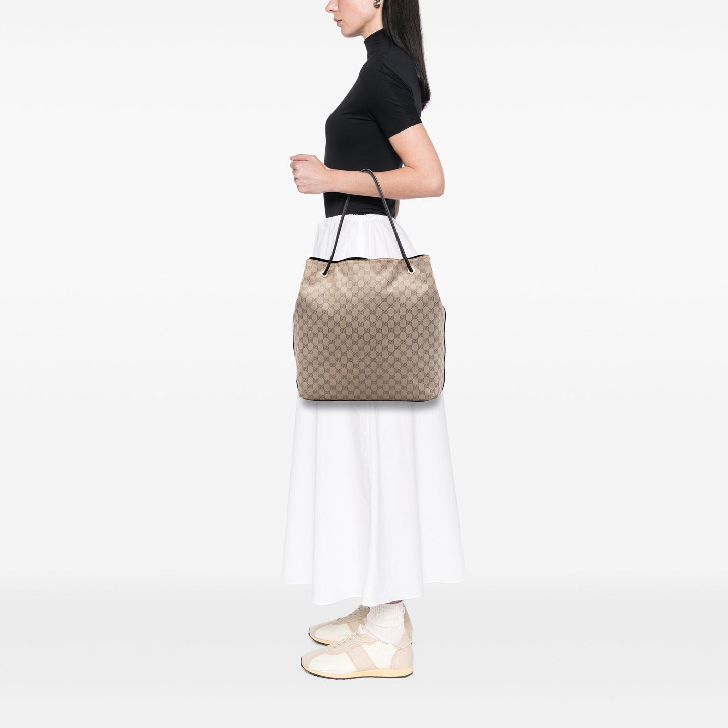 Gucci Large GG Canvas Gifford Tote