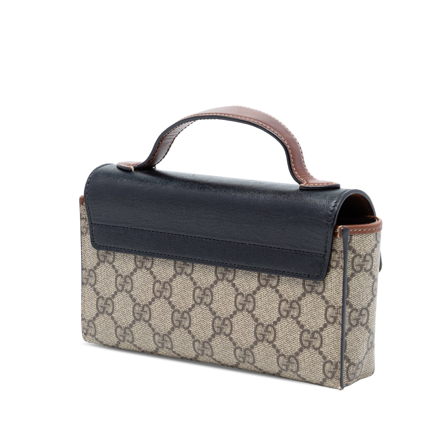 Gucci Mini GG Supreme Padlock Satchel