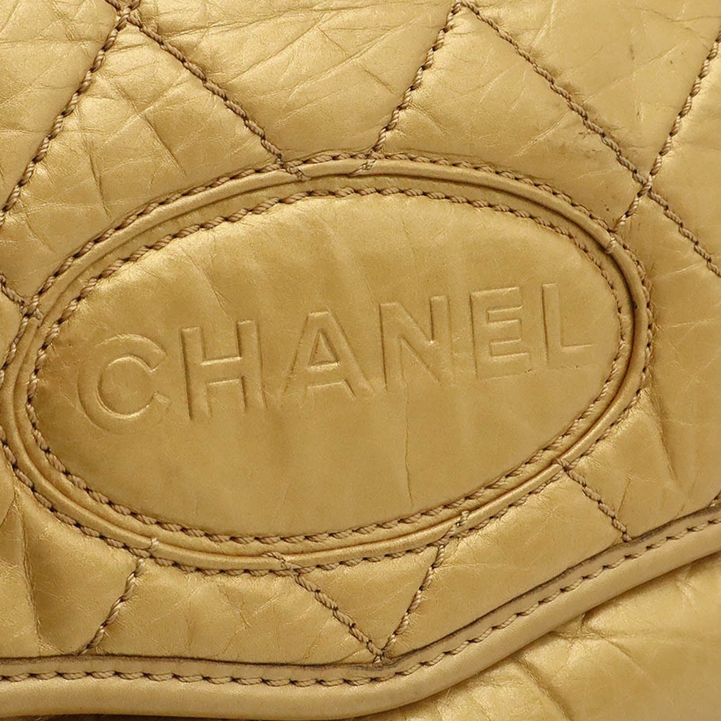 Chanel Quilted Aged Calfskin Vintage Ligne Messenger Flap