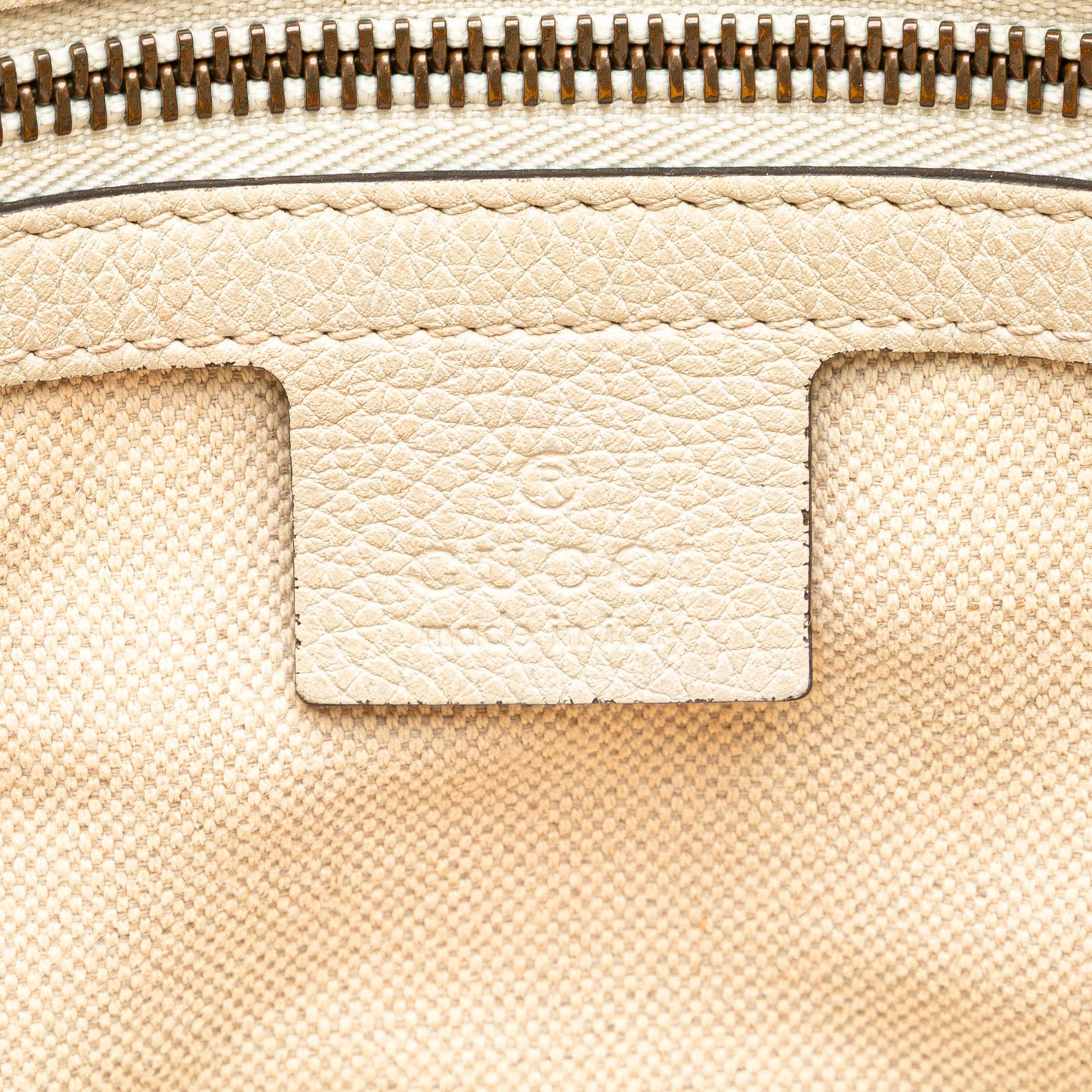 Gucci Leather Logo Half Moon Crossbody