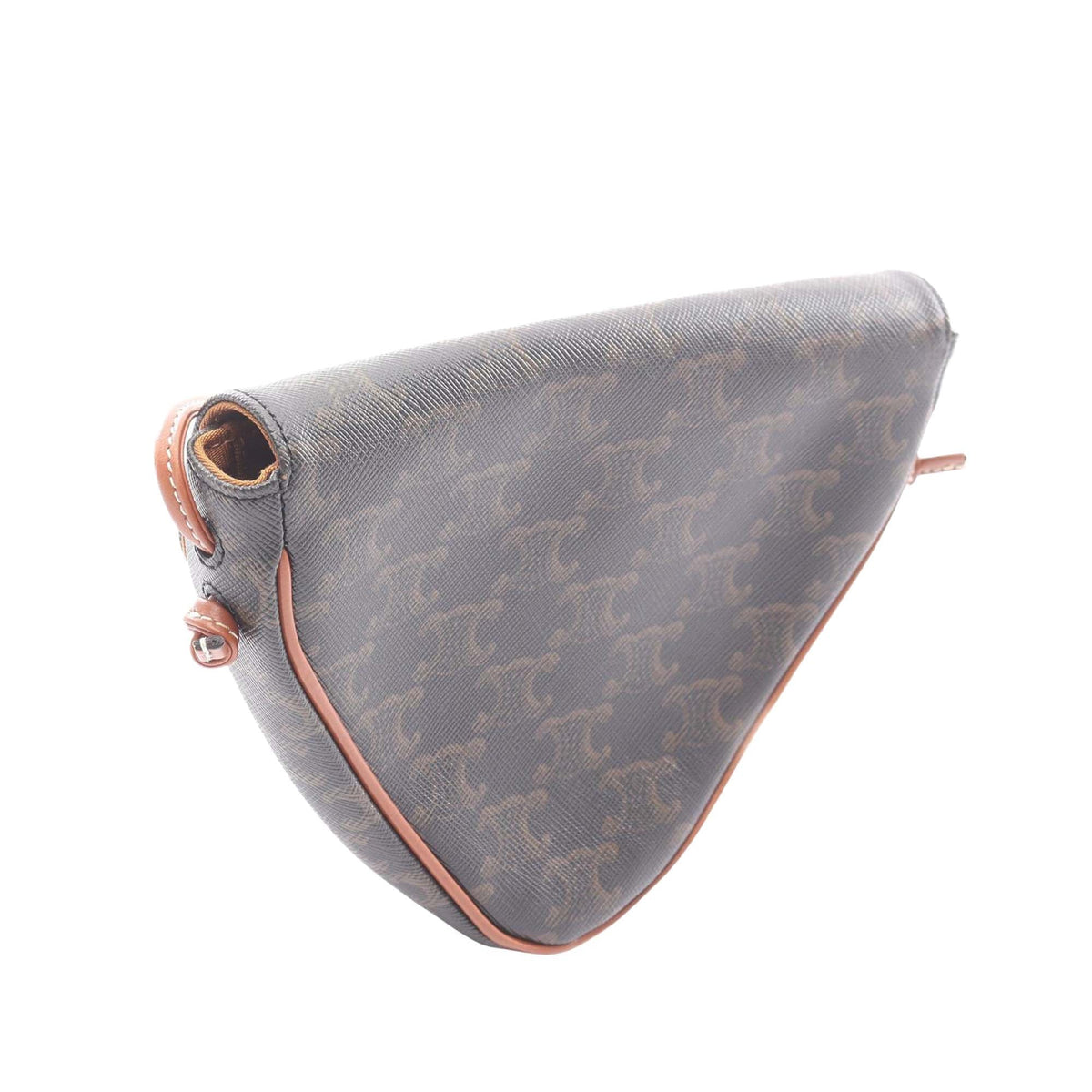 Celine Triomphe Coated Canvas Logo Triangle Crossbody
