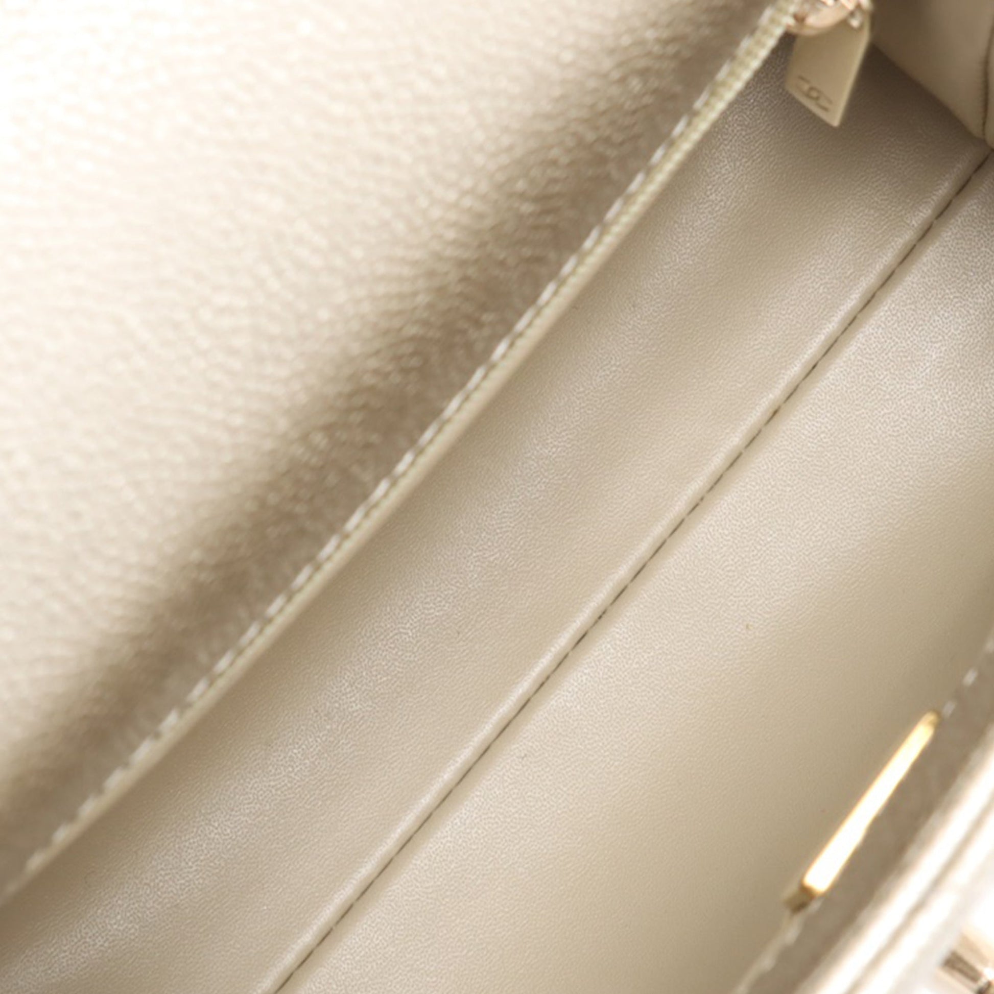 Chanel Mini Quilted Caviar Coco Top Handle Bag