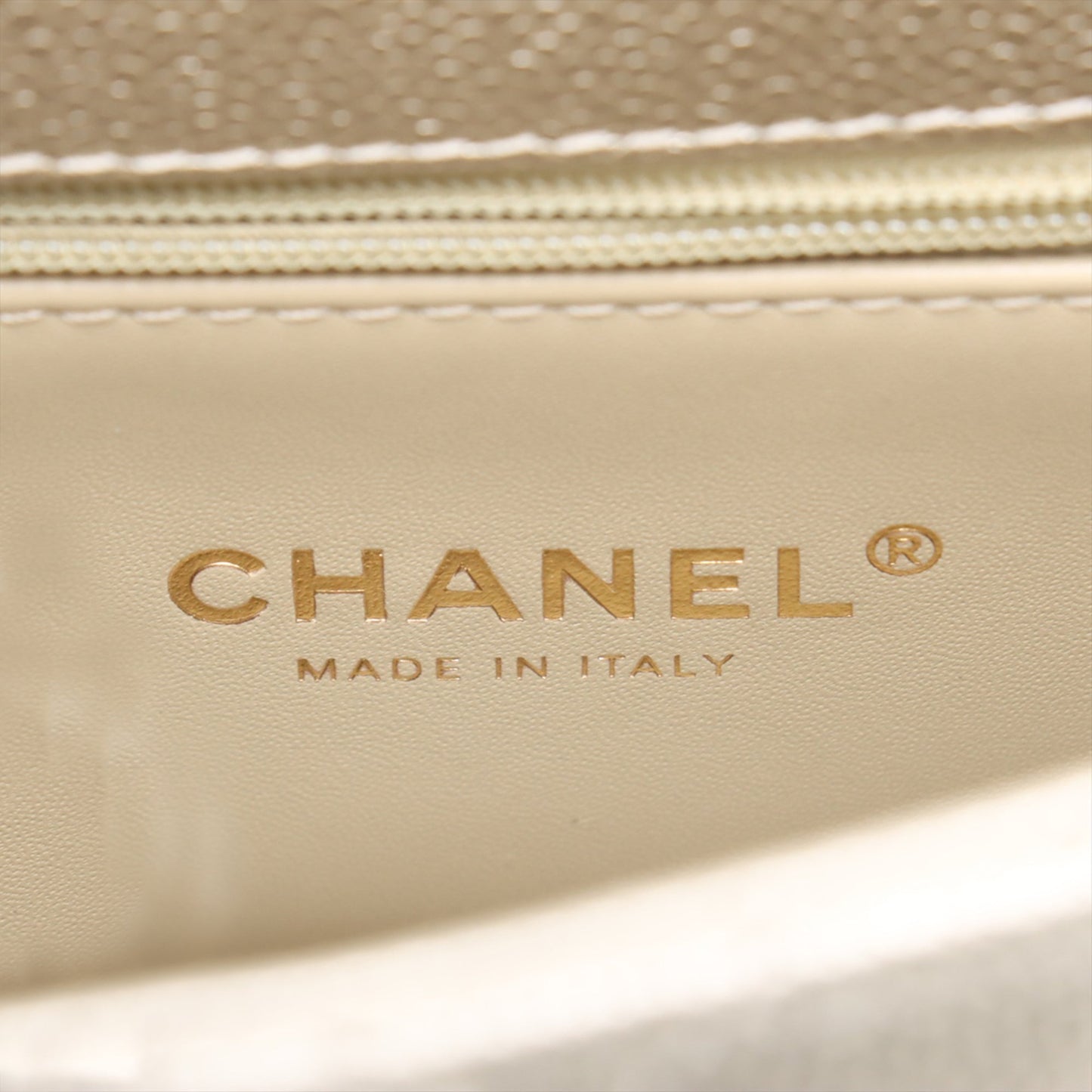 Chanel Mini Quilted Caviar Coco Top Handle Bag