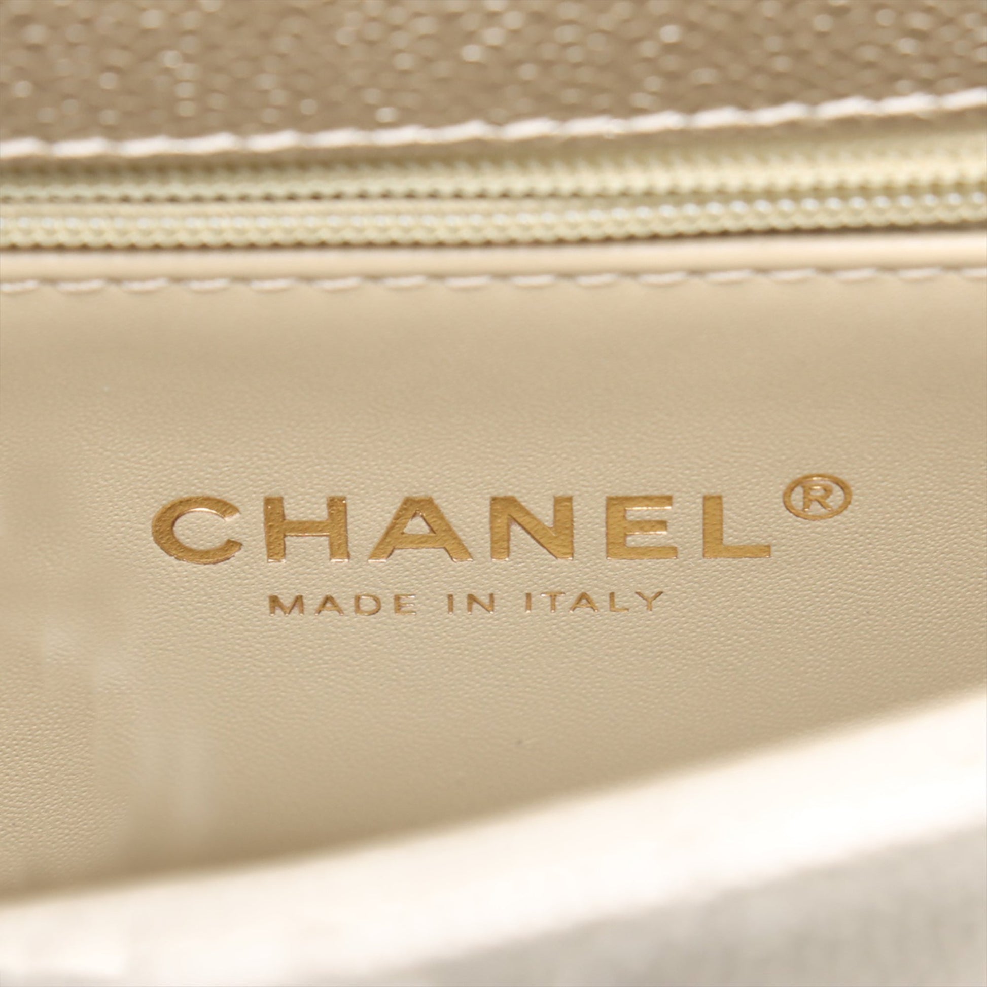 Chanel Mini Quilted Caviar Coco Top Handle Bag