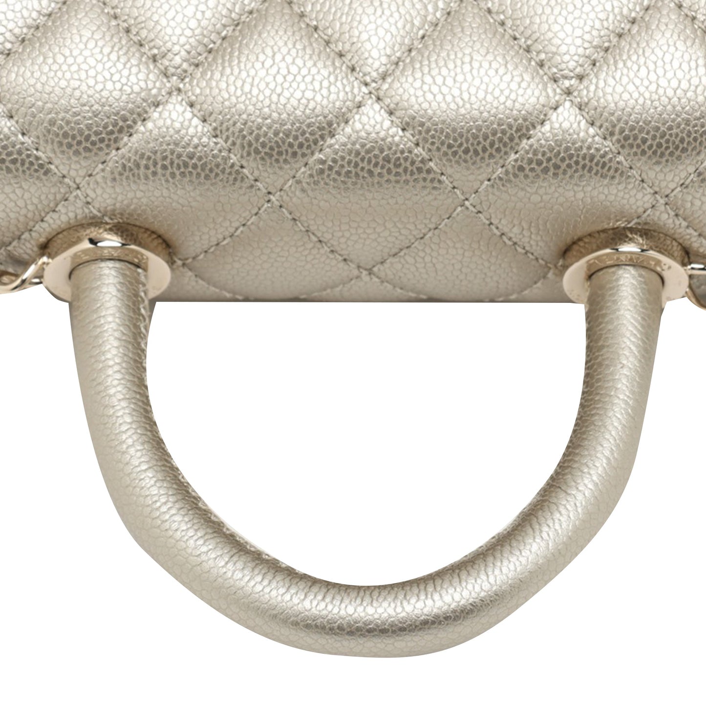 Chanel Mini Quilted Caviar Coco Top Handle Bag