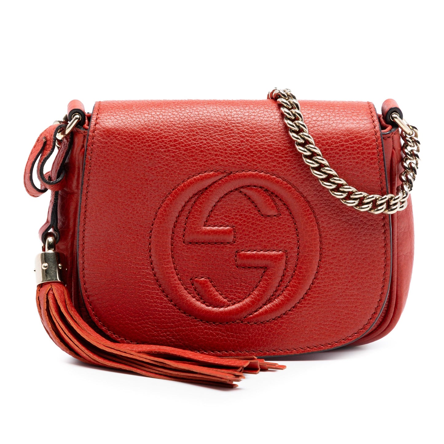 Small Leather Soho Chain Flap Crossbody