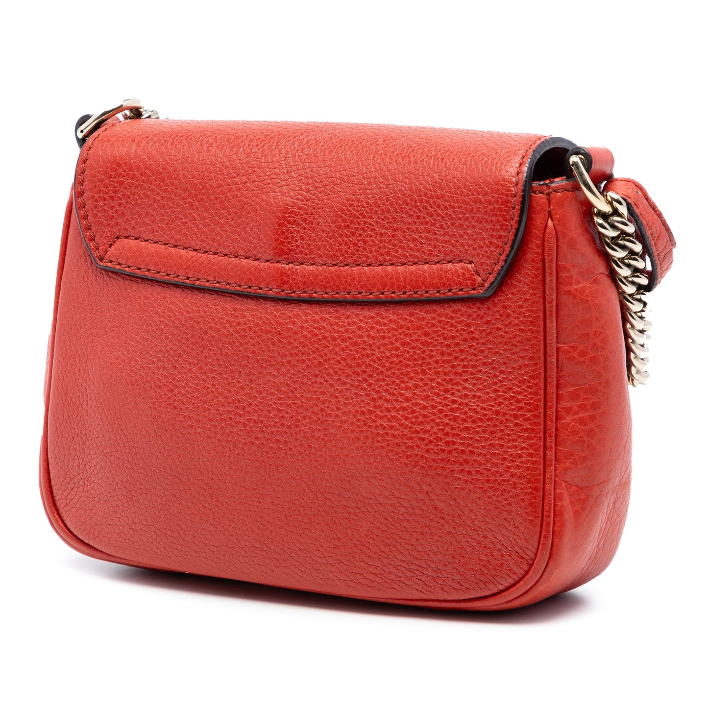 Small Leather Soho Chain Flap Crossbody