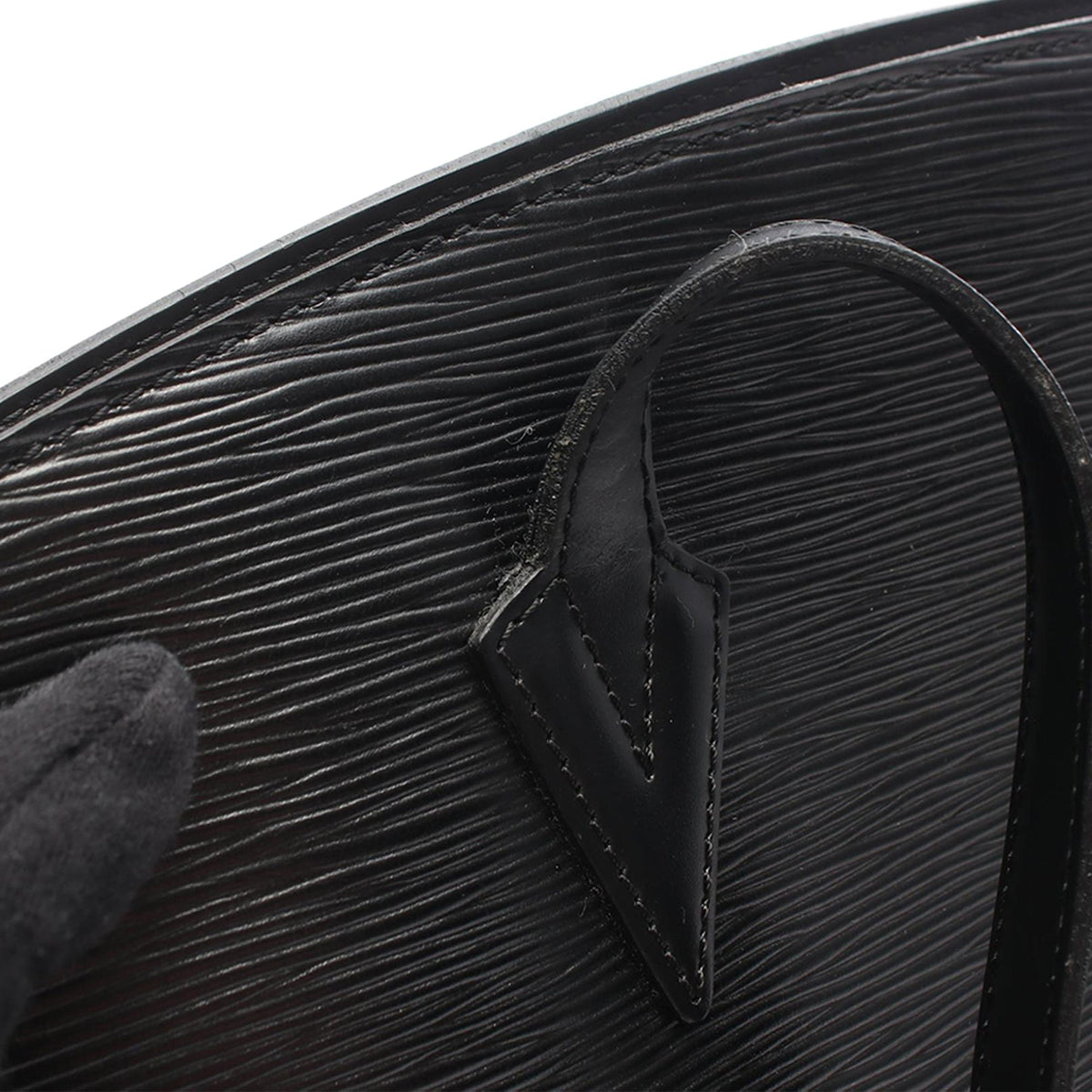 Louis Vuitton Epi Saint Jacques GM Long Strap — Black