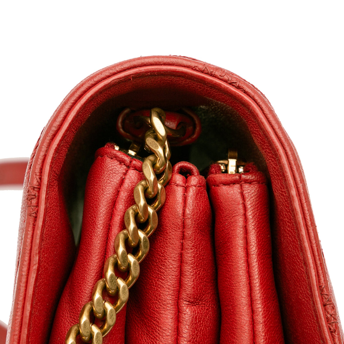 Saint Laurent Diamond Quilted Lambskin Angie Chain Bag