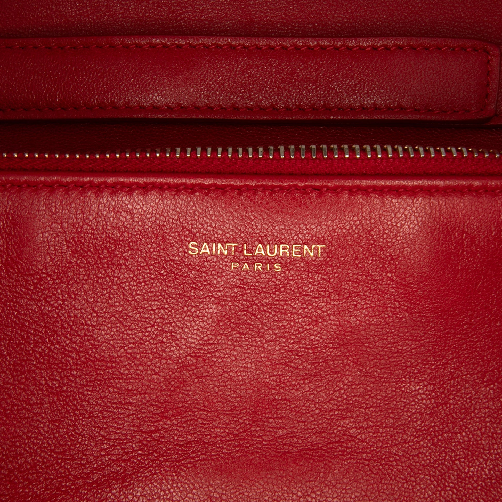 Saint Laurent Diamond Quilted Lambskin Angie Chain Bag